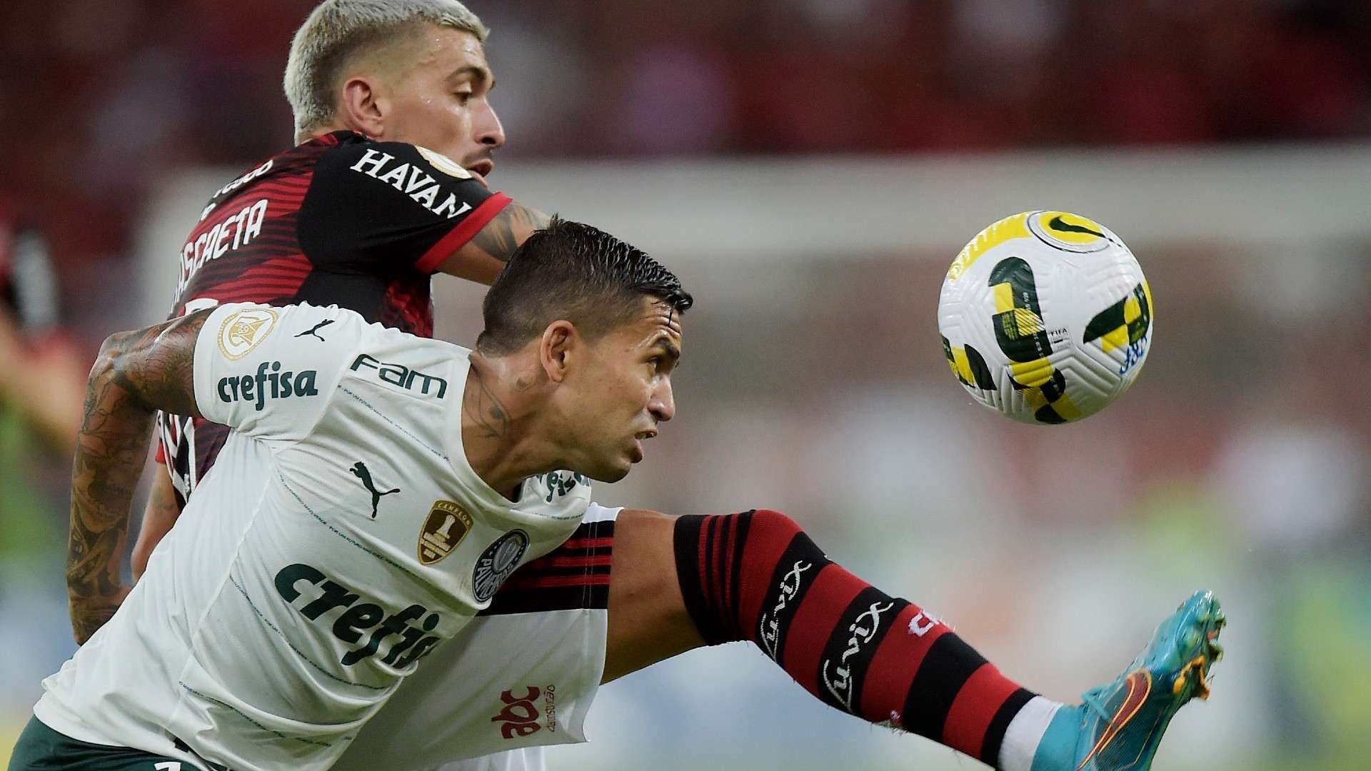 Arrascaeta Dudu Flamengo Palmeiras Brasileirão 2022