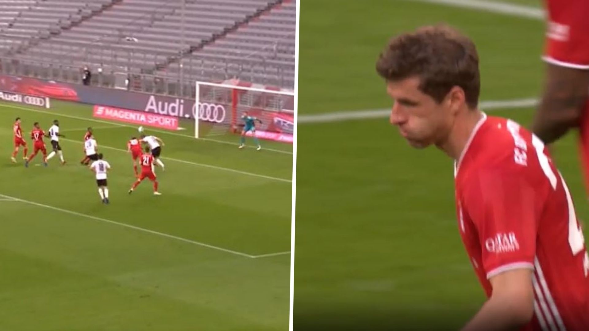 Thomas Müller Manuel Neuer Bayern Gladbach