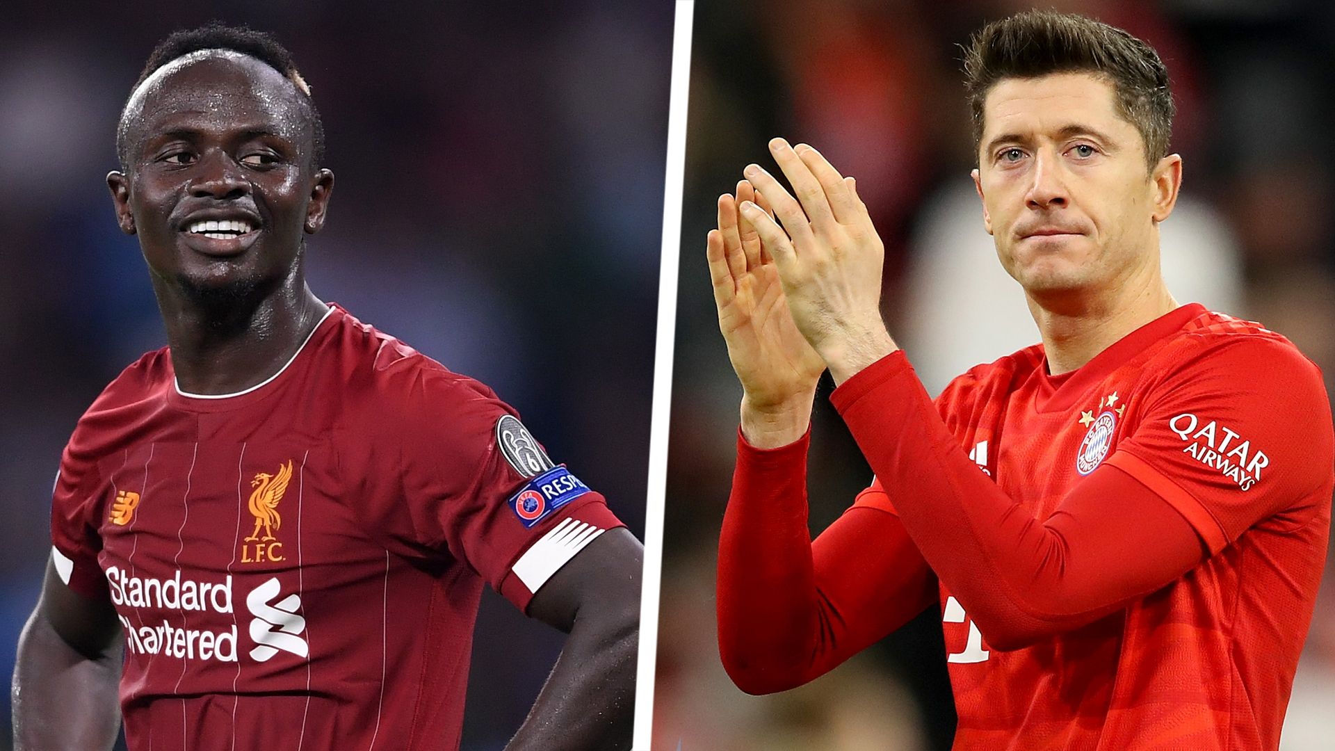 Sadio Mane Robert Lewandowski Split