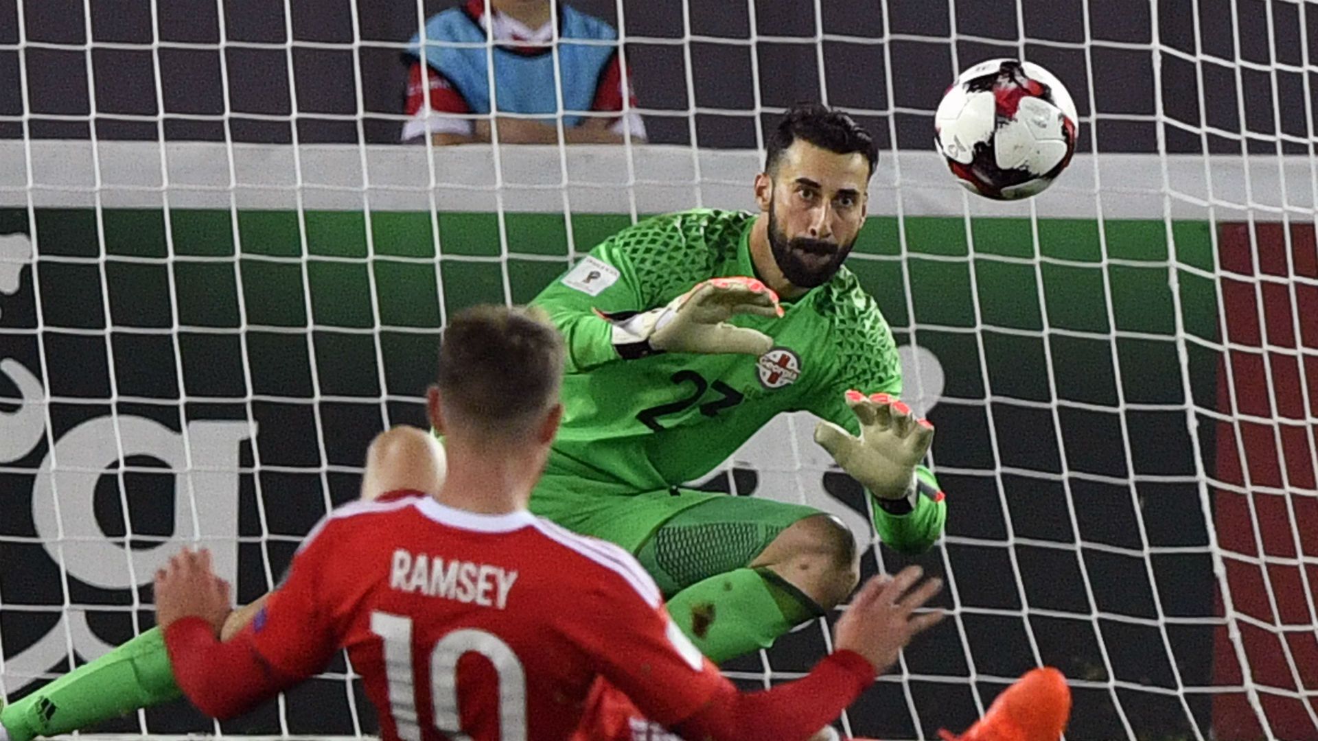 Giorgi Loria Aaron Ramsey Georgia Wales