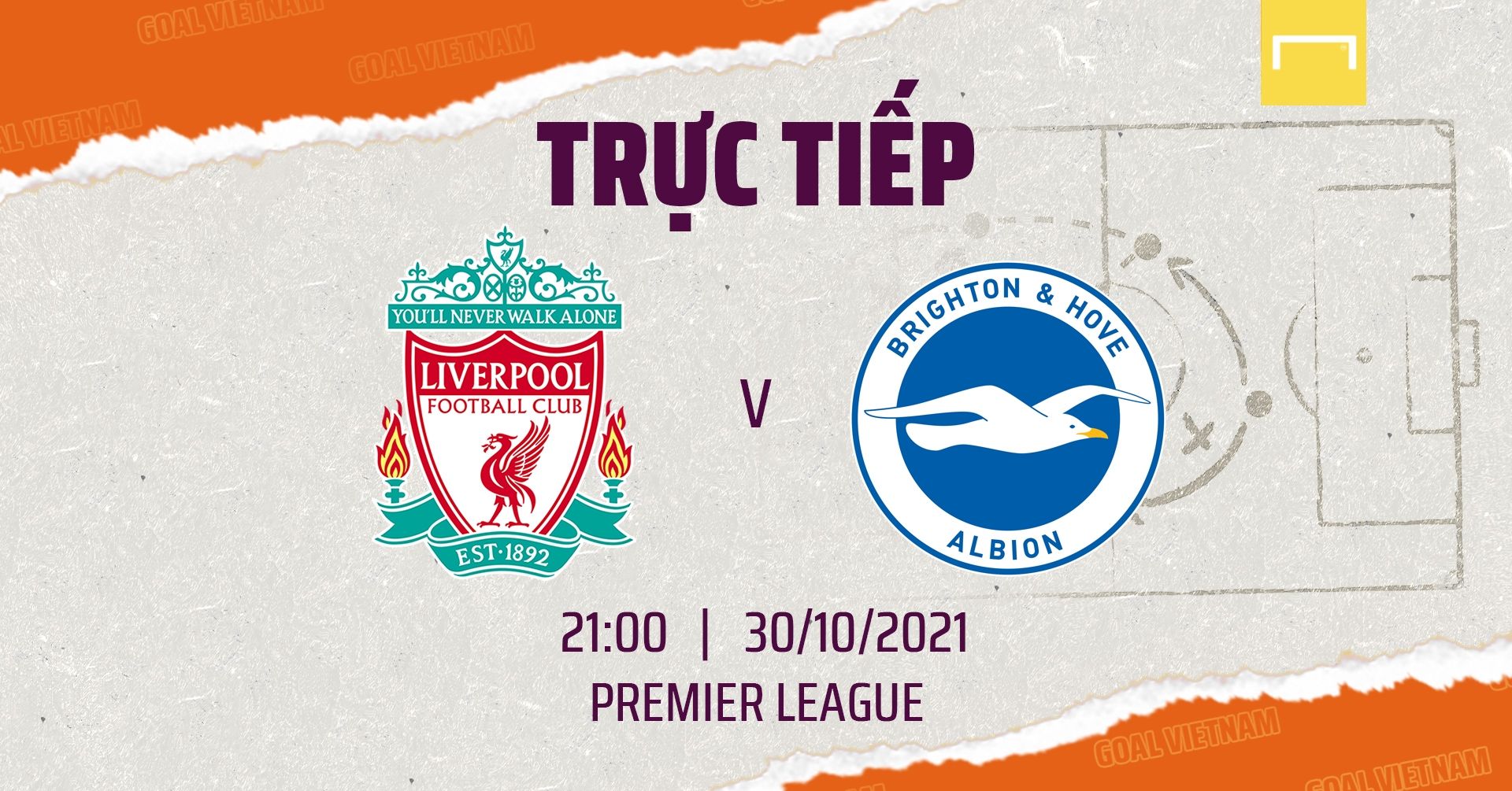 Live Liverpool vs Brighton 2021/22 Premier League GFX