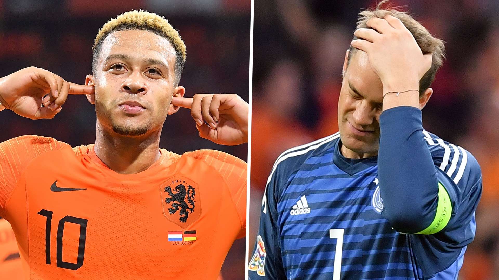 Memphis Depay Manuel Neuer Netherlands Germany