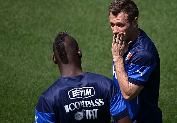 Balotelli Cassano Italy
