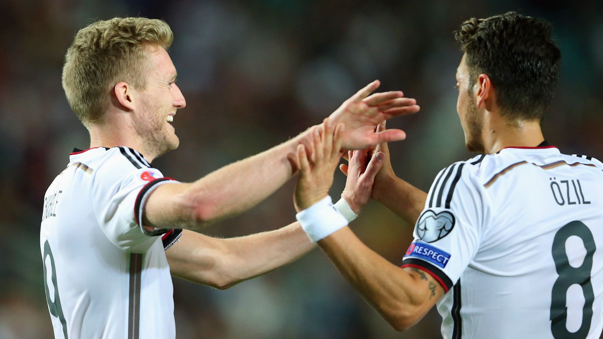 ANDRE SCHURRLE MESUT OZIL GERMANY 13062015