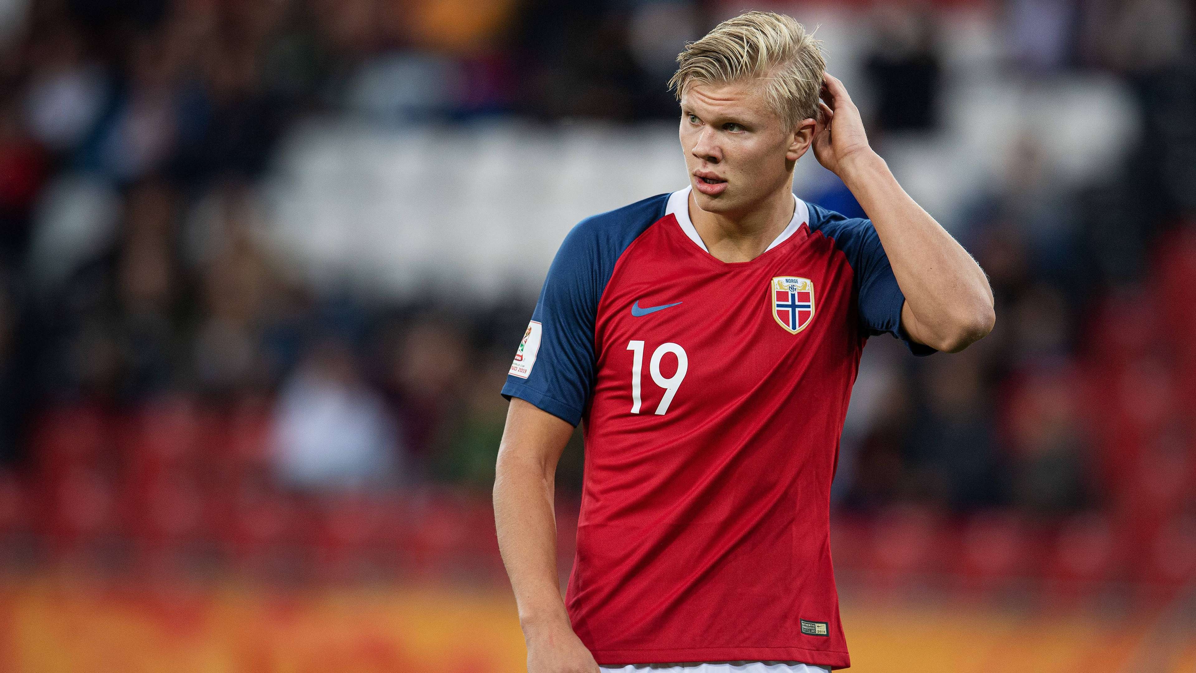 GERMANY ONLY Erling Haaland Norway U20 2019