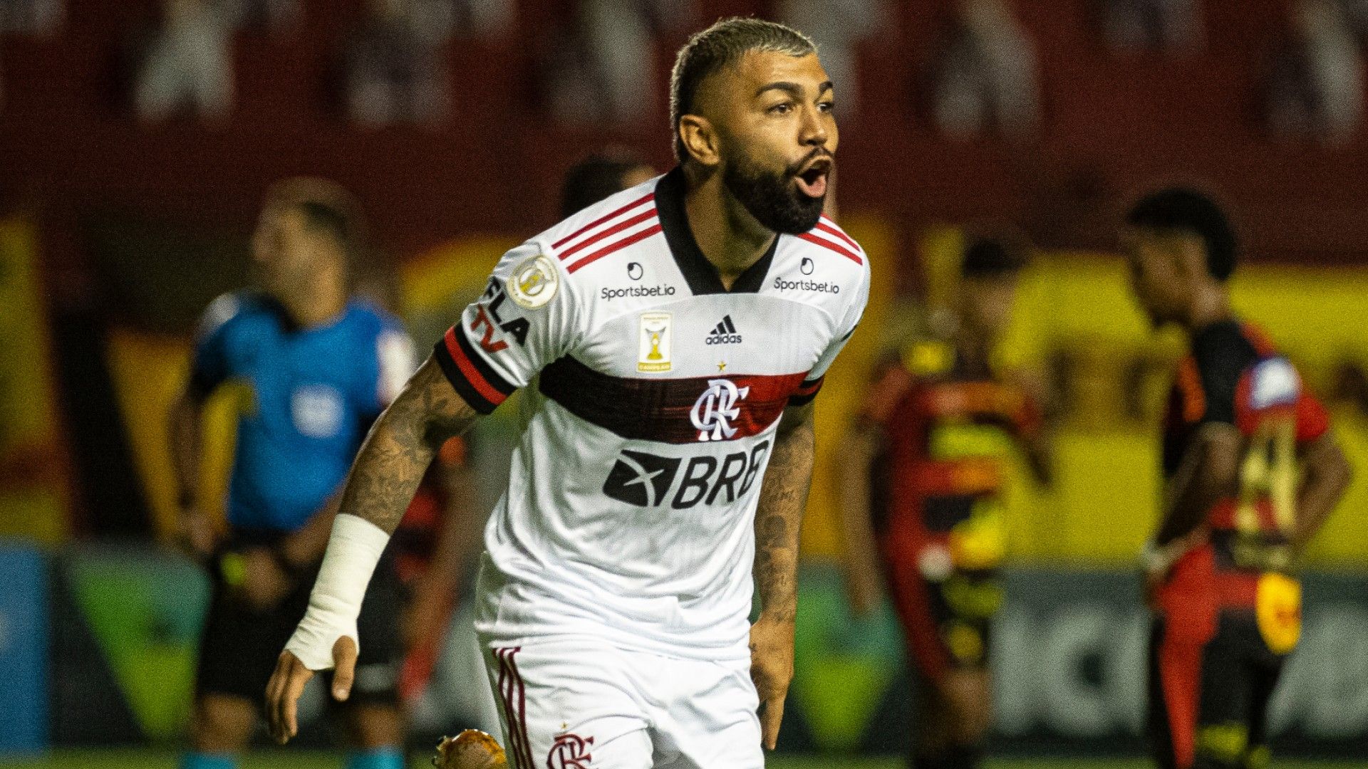 Gabigol Flamengo Sport Brasileirão 01 02 2021