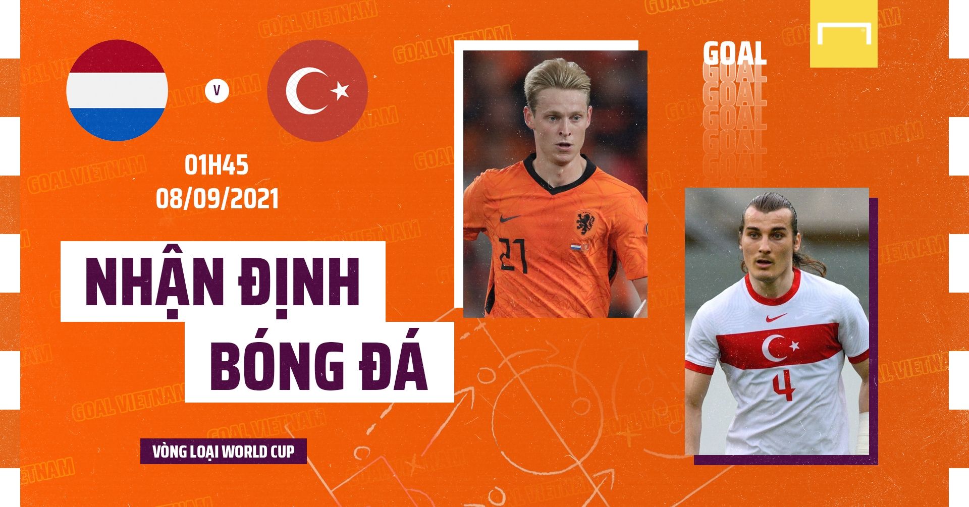Preview Netherlands vs Turkey GFX