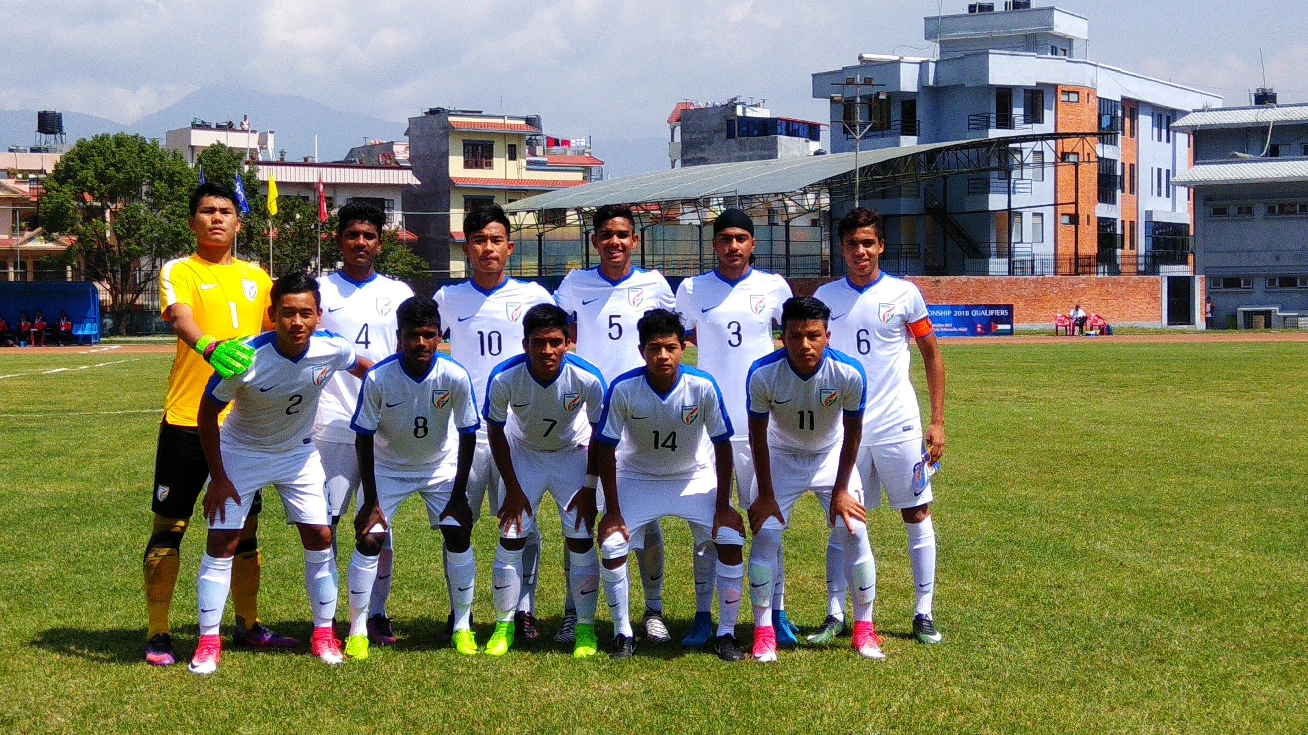 India U16 vs Iraq in AFC Qualifier