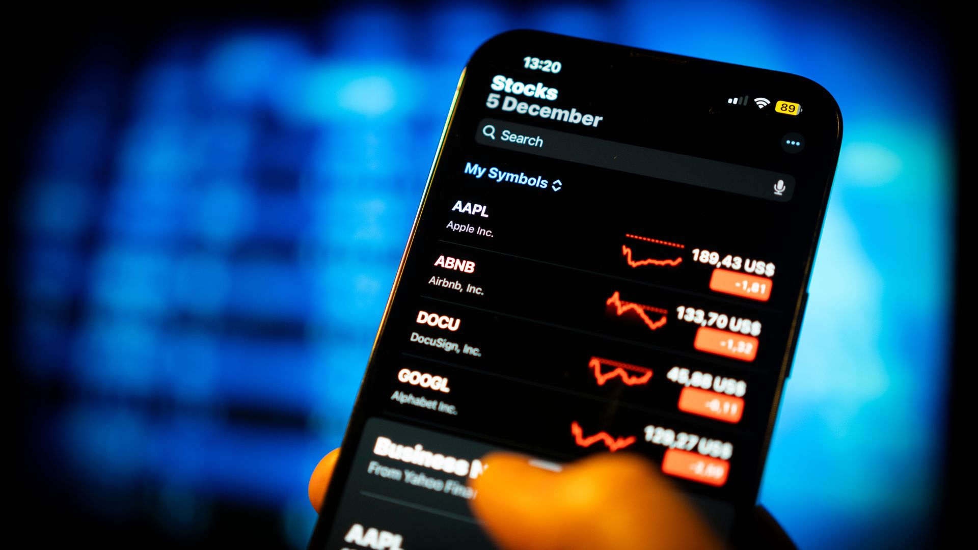 Stock Market Performers Illustrations