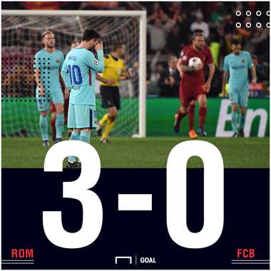 Roma Barca score