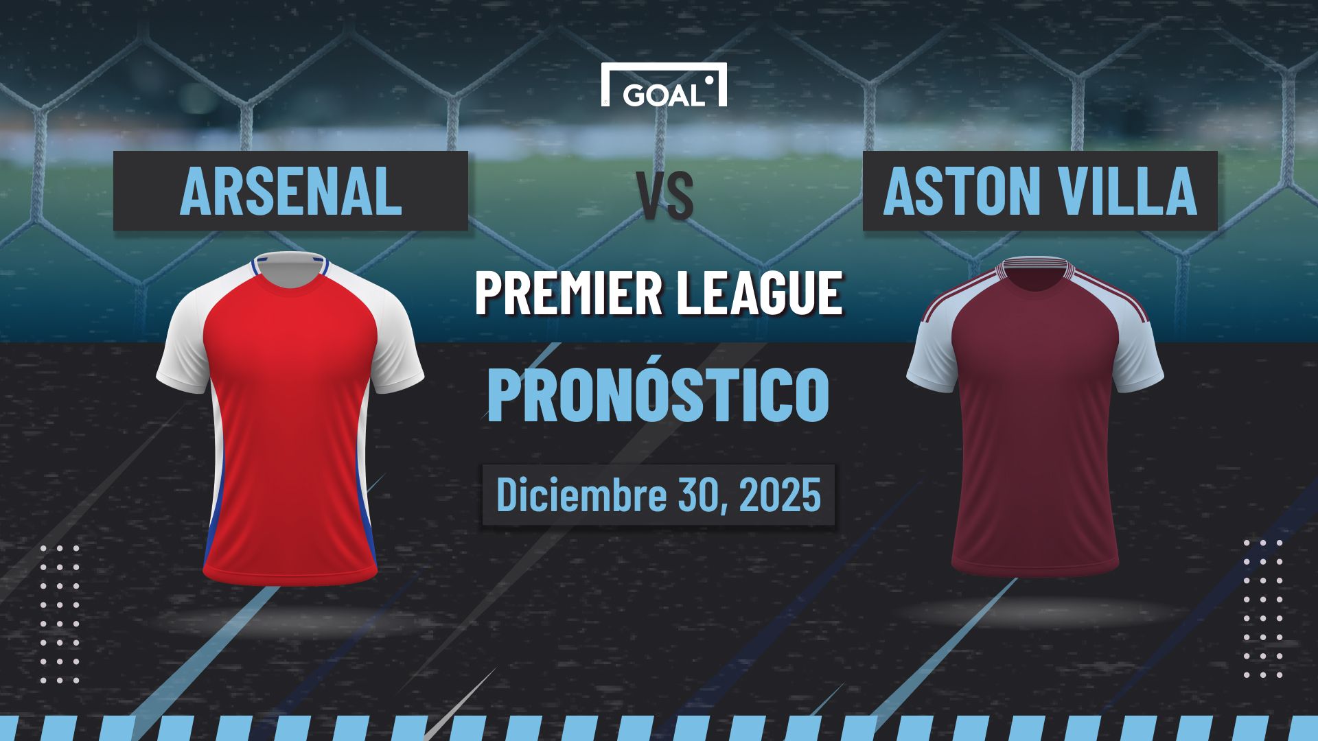 Arsenal vs Aston Villa Pronóstico y Apuestas Premier League | 30/12/25