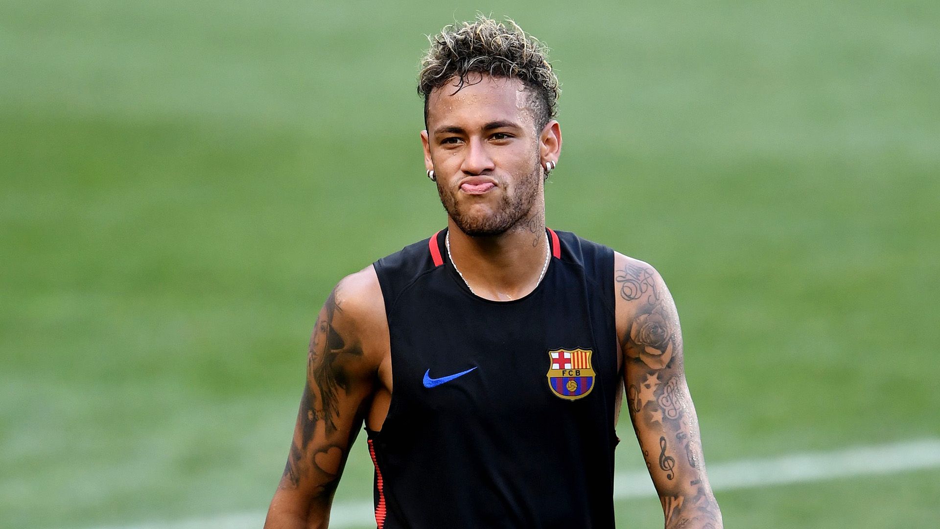 Neymar Barcelona training USA 21072017