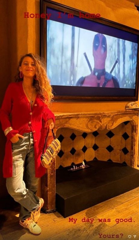 Blake Lively Ryan Reynolds Super Bowl