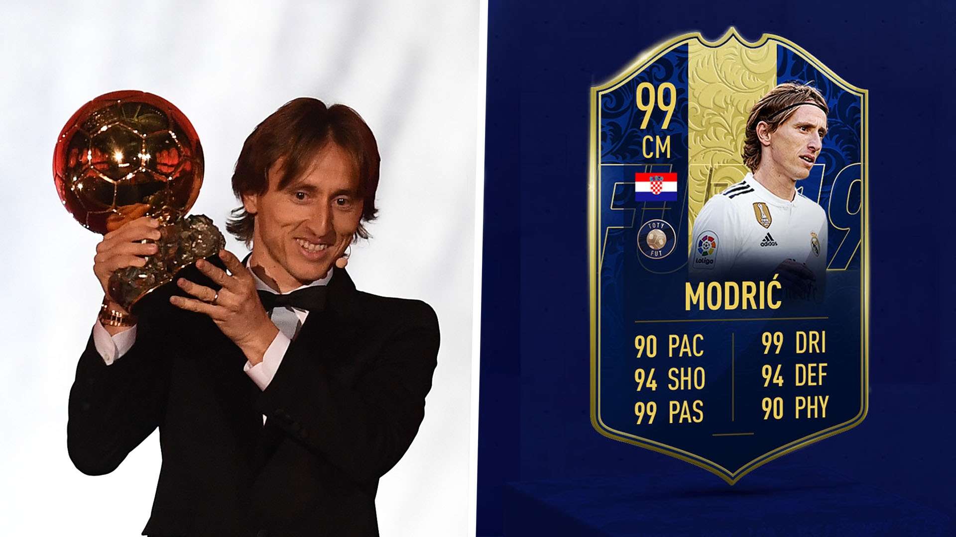 Luka Modric FIFA card