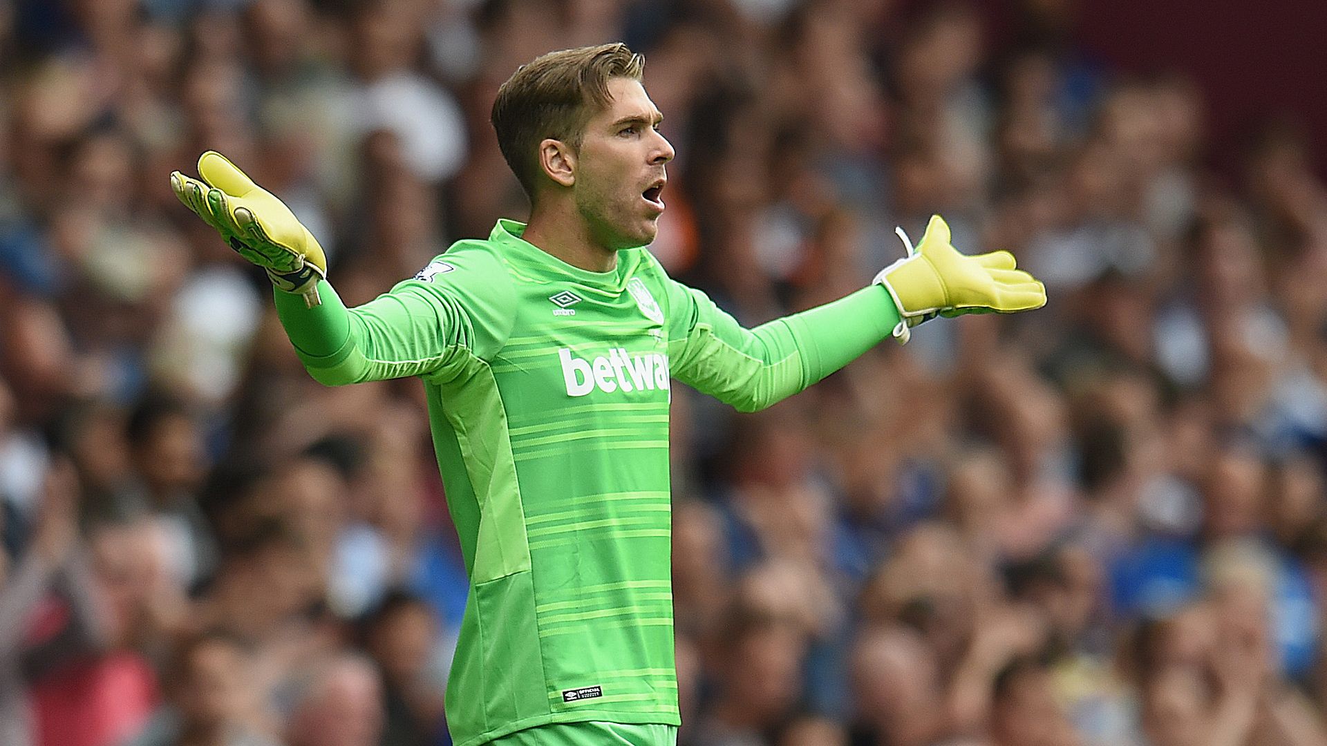 Adrian West Ham United Leicester City Premier League 08152015