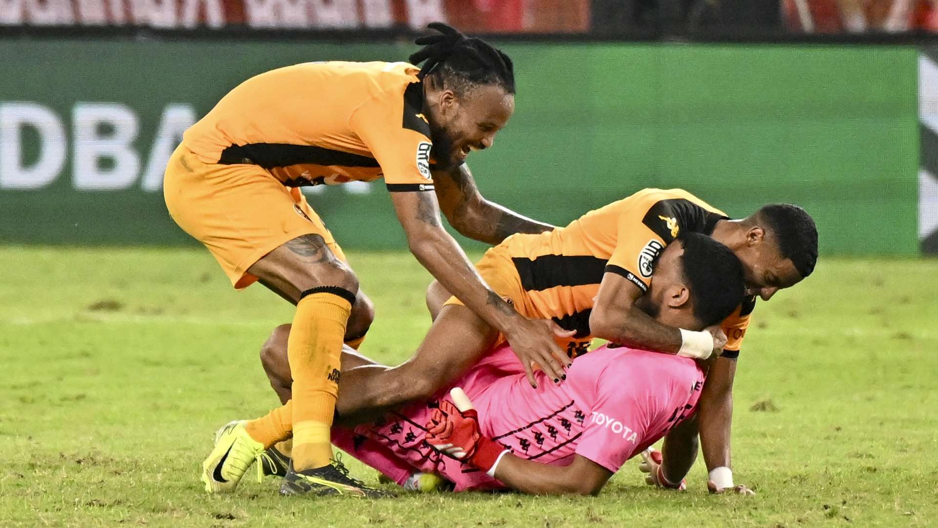 Dillan Solomons, Edmilson Dove and Brandon Petersen, Kaizer Chiefs