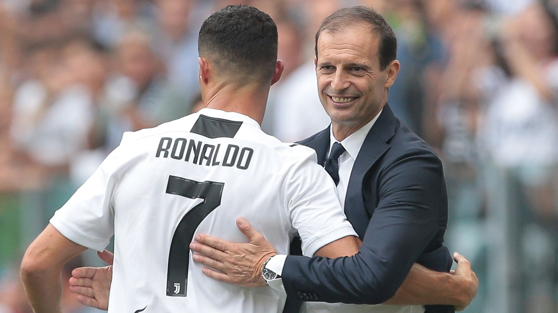 Cristiano Ronaldo Massimiliano Allegri Juventus Serie A