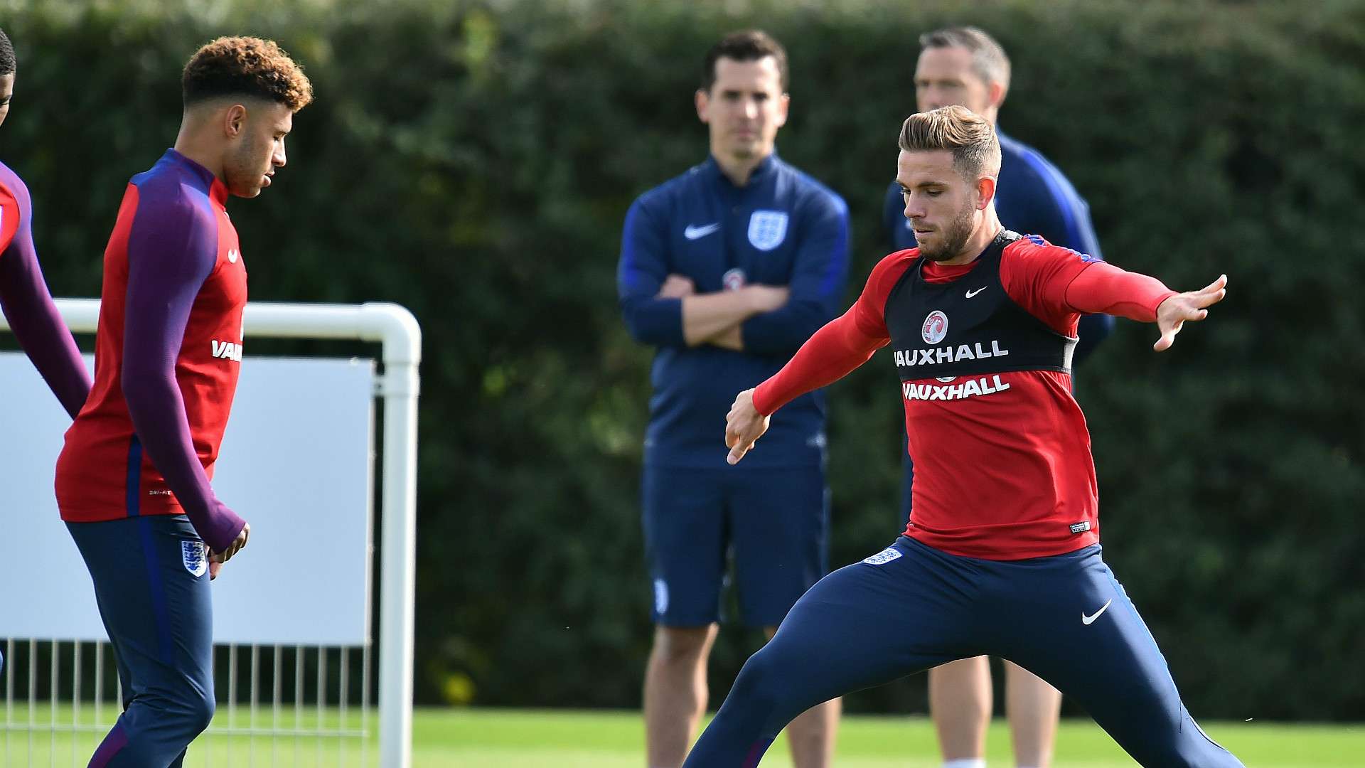 Jordan Henderson Alex Oxlade-Chamberlain England