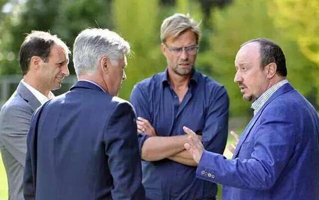Ancelotti Allegri Klopp Benítez