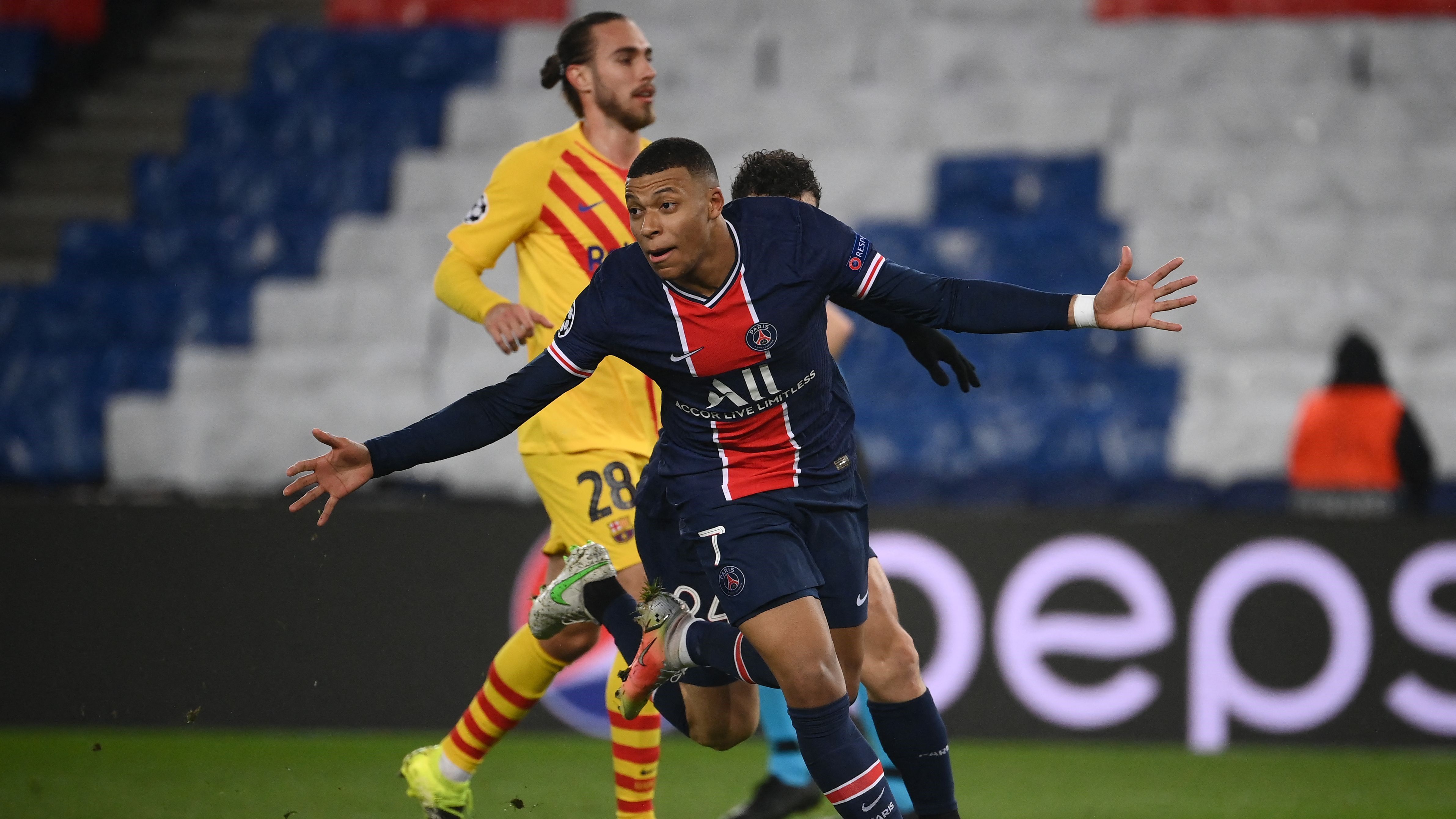 Kylian Mbappe Barcelona 2021