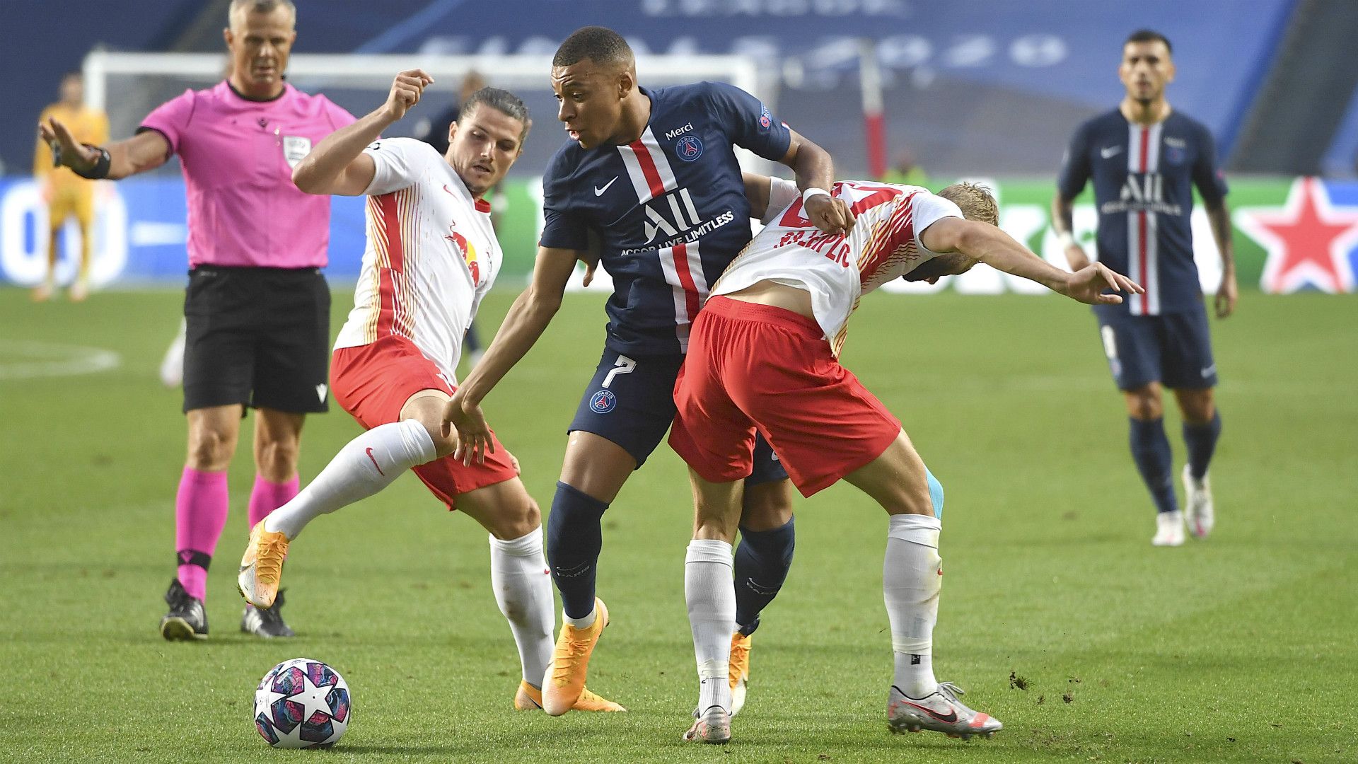 GER ONLY Kylian Mbappe PSG Leipzig
