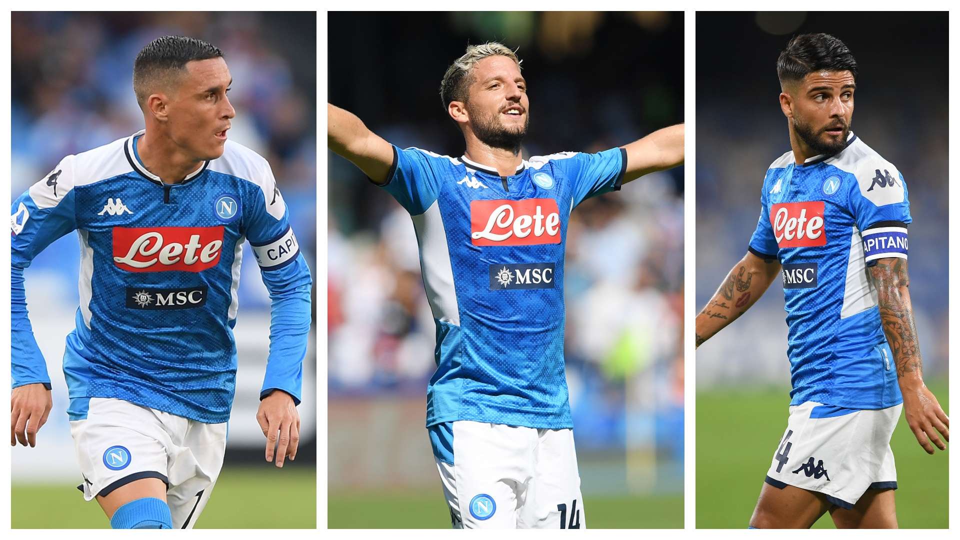 Callejon Mertens Insigne - Napoli