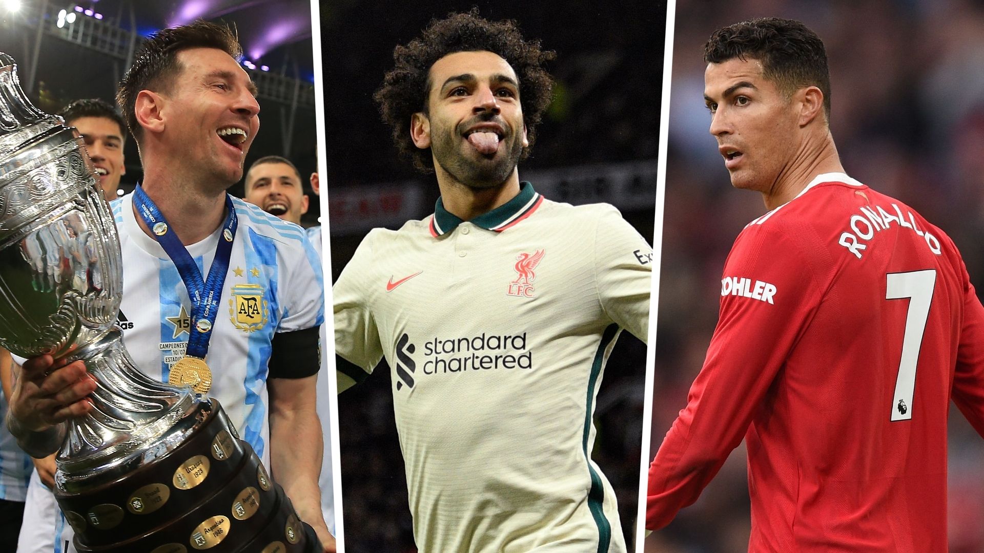 Lionel Messi Mohamed Salah Cristiano Ronaldo Goal50 SLIDELIST main pic