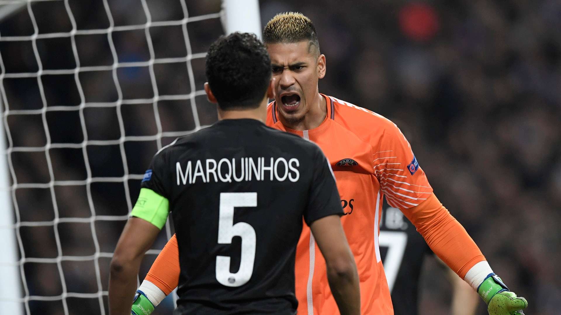 Areola Marquinhos Real Madrid PSG Champions League 14022018