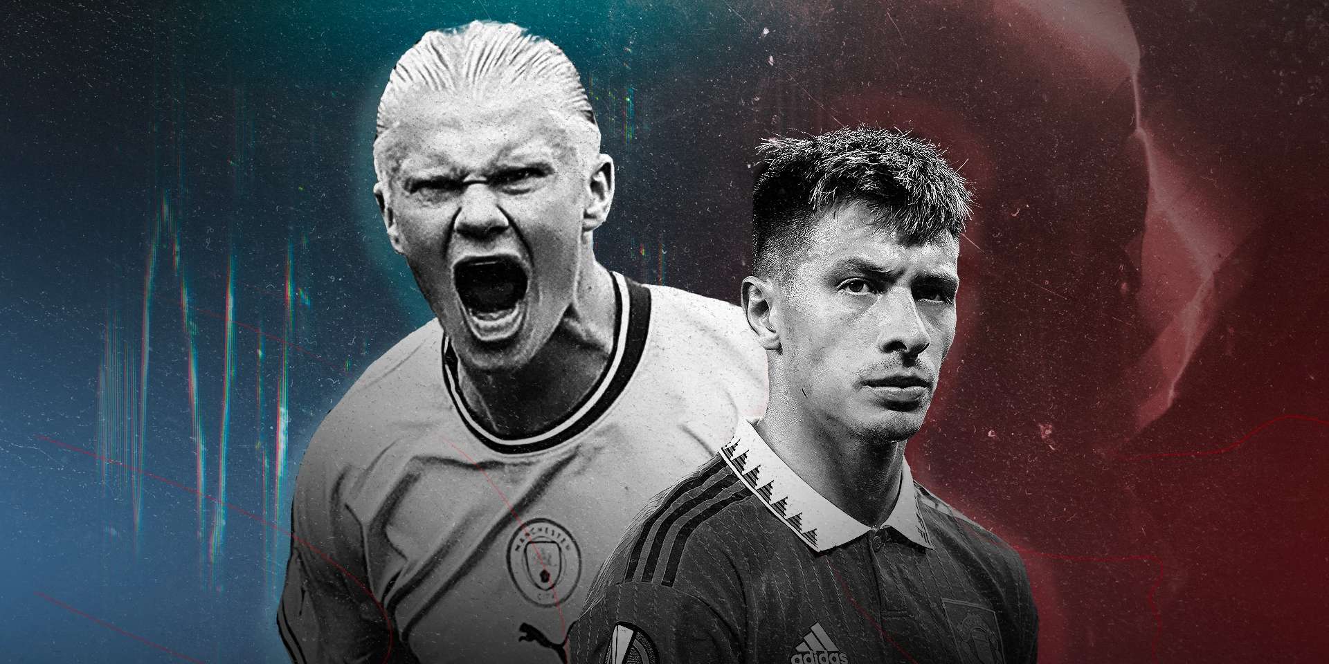 Erling Haaland Lisandro Martinez HIC 2:1