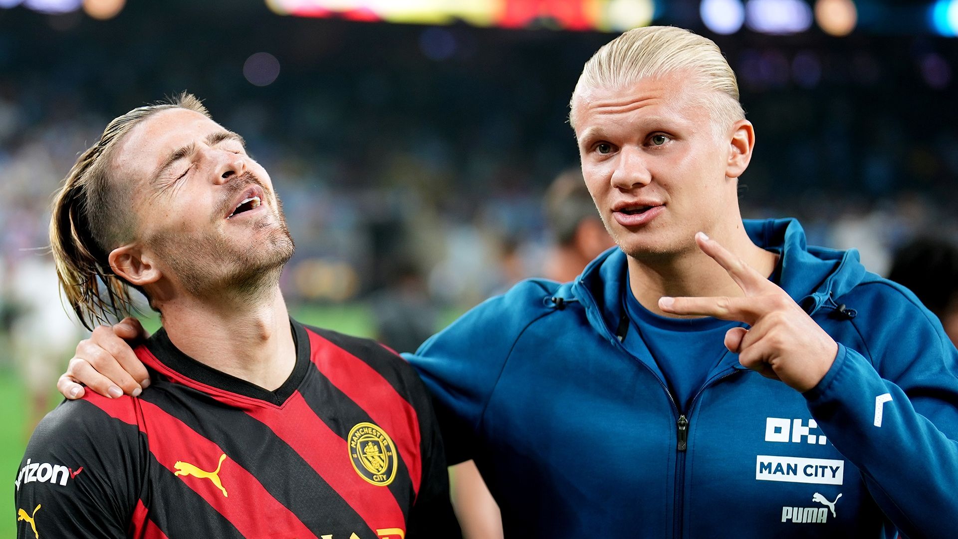 Erling Haaland Jack Grealish Man City 2022-23