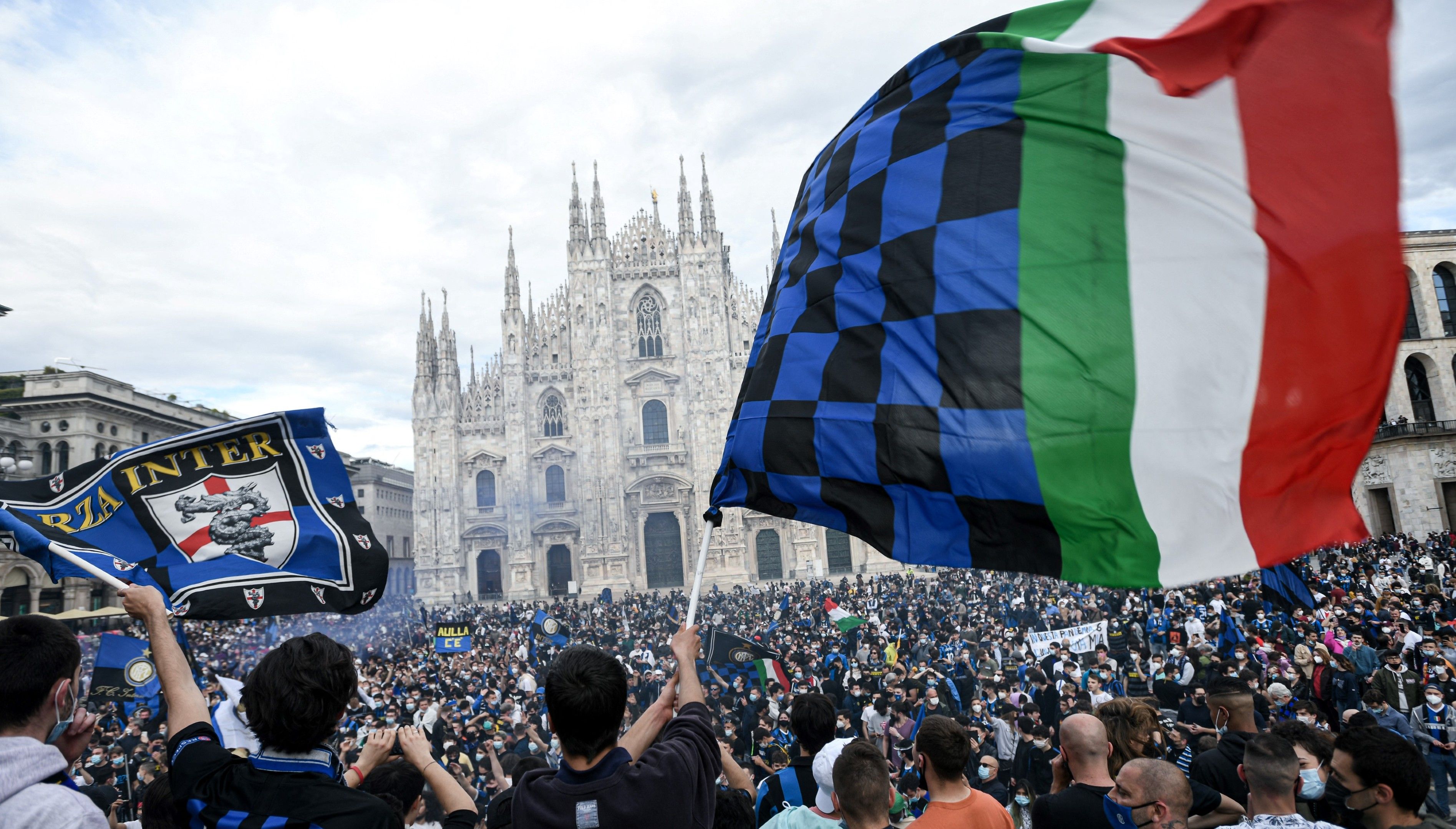 INTER MAILAND FANS FEIER MEISTERSCHAFT