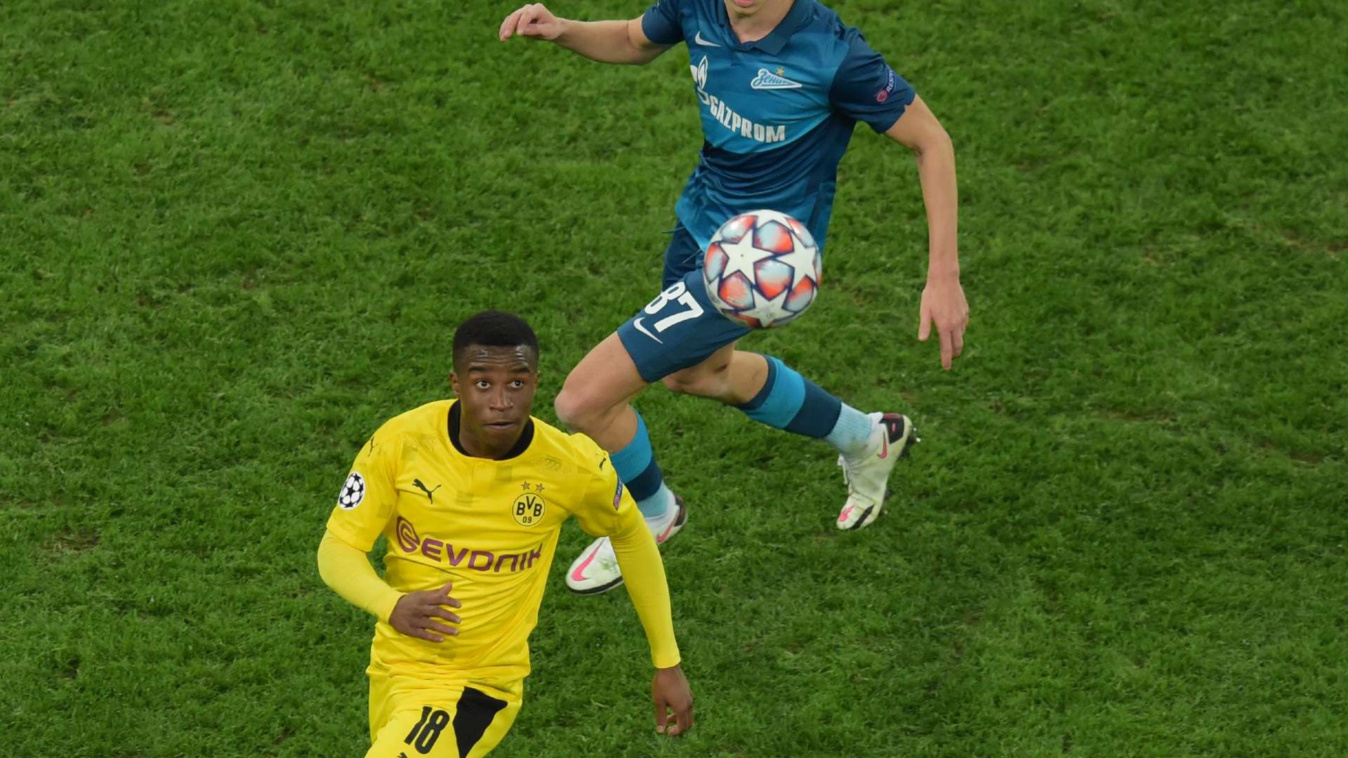 Youssoufa Moukoko Zenit Borussia Dortmund Champions League 08122020