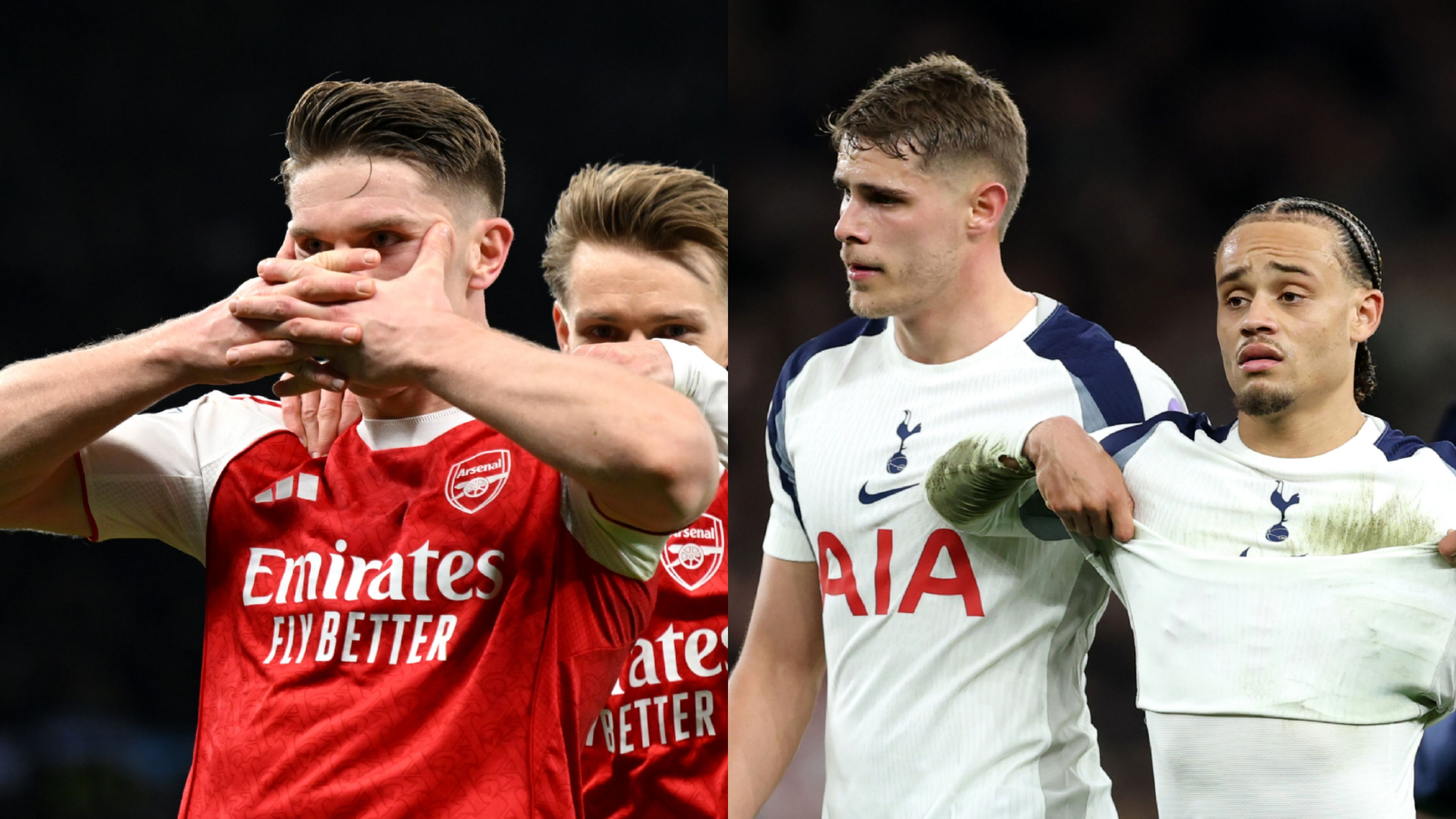 Arsenal Tottenham Premier League 2025-26