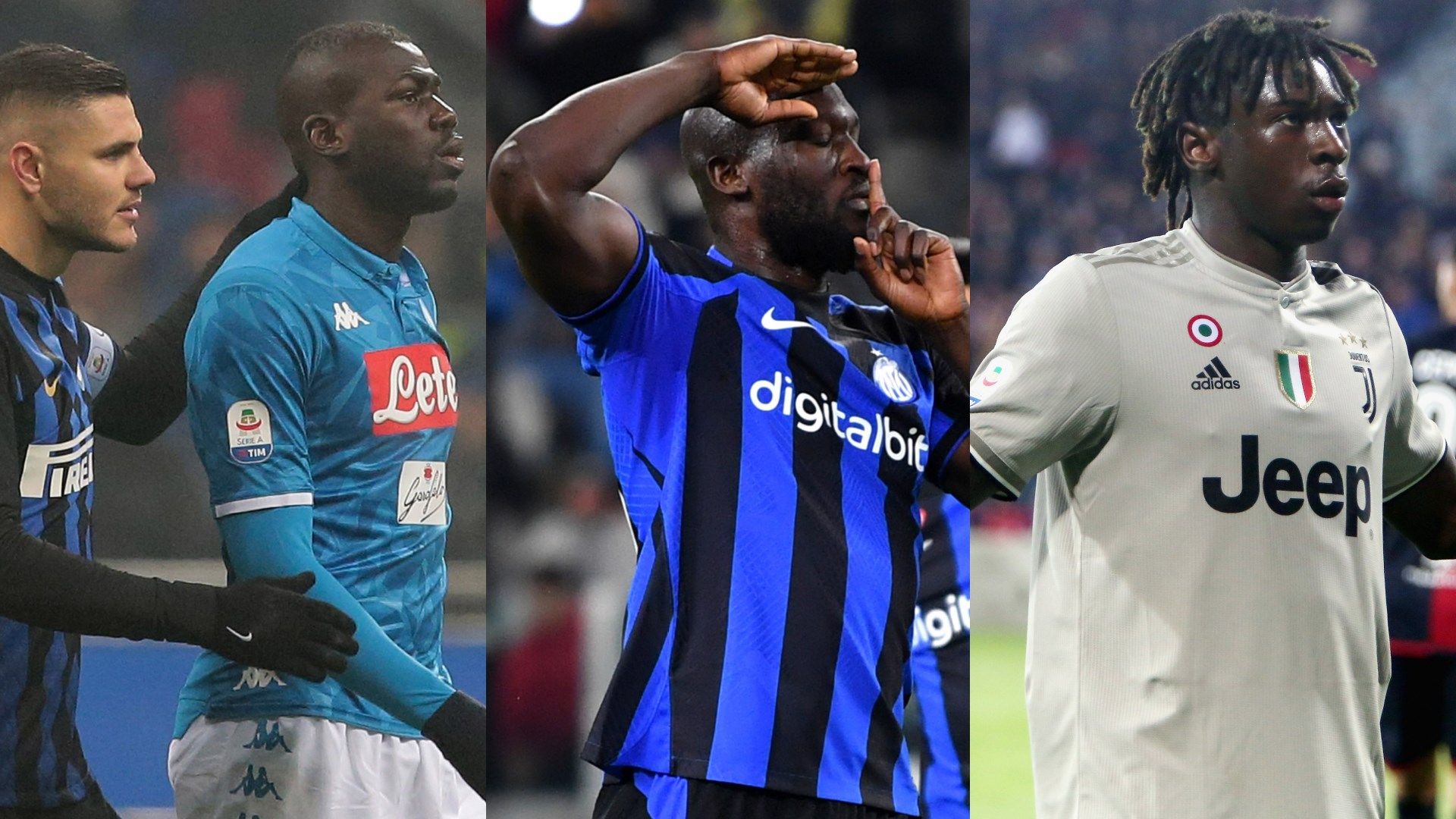 Lukaku Koulibaly Kean Racism Serie A
