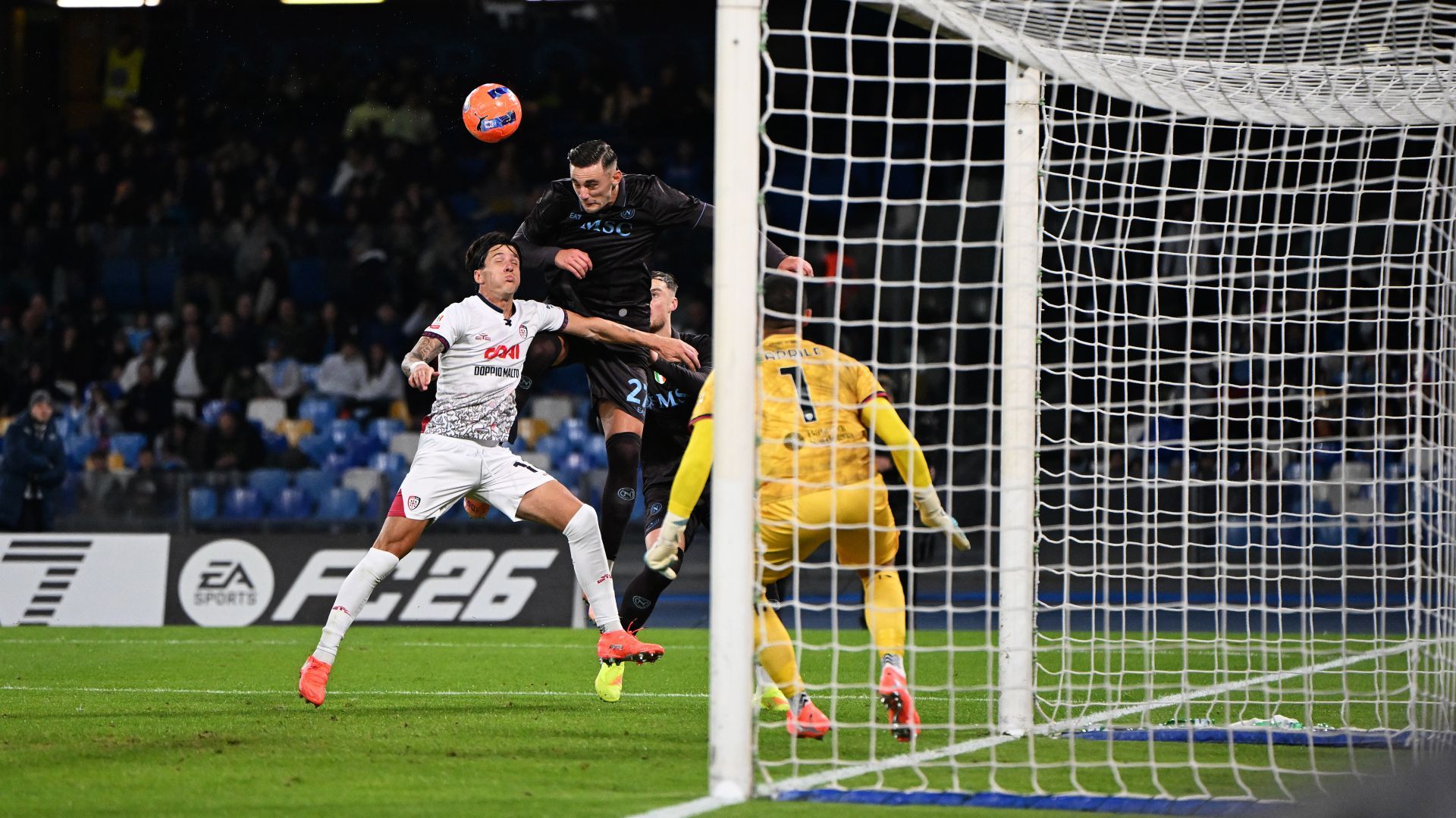 Lorenzo Lucca Napoli Cagliari Coppa Italia