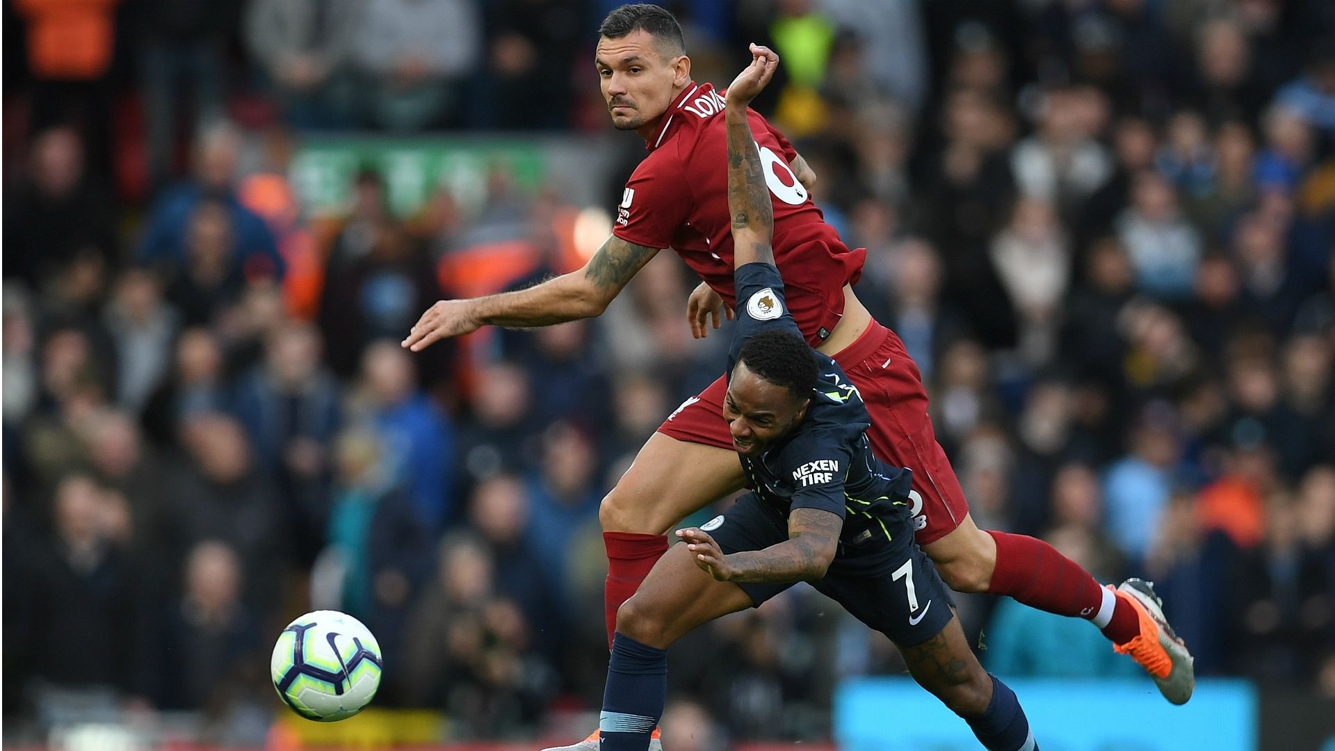 Dejan Lovren Daniel Sturridge Liverpool Manchester City EPL 07102018