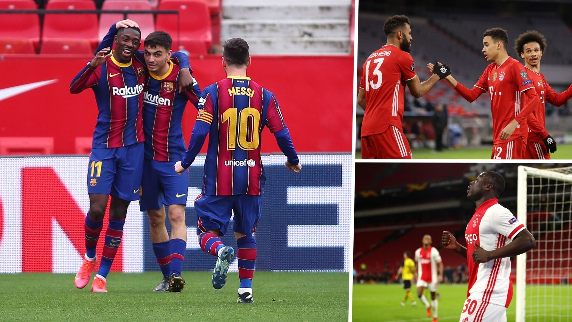 Pedri Messi Dembele Sane Mouting Musiala Brobbey