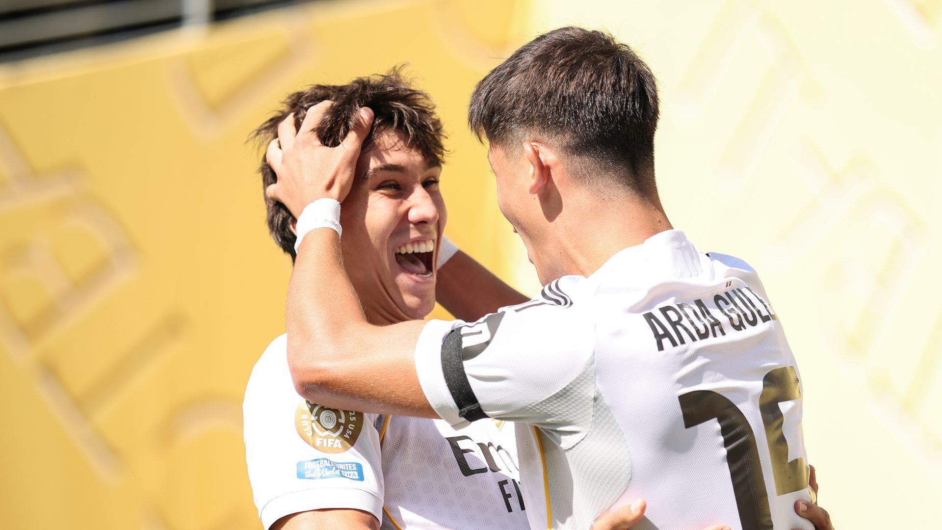 gonzalo garcia arda guler real madrid 2025 esulta urlo