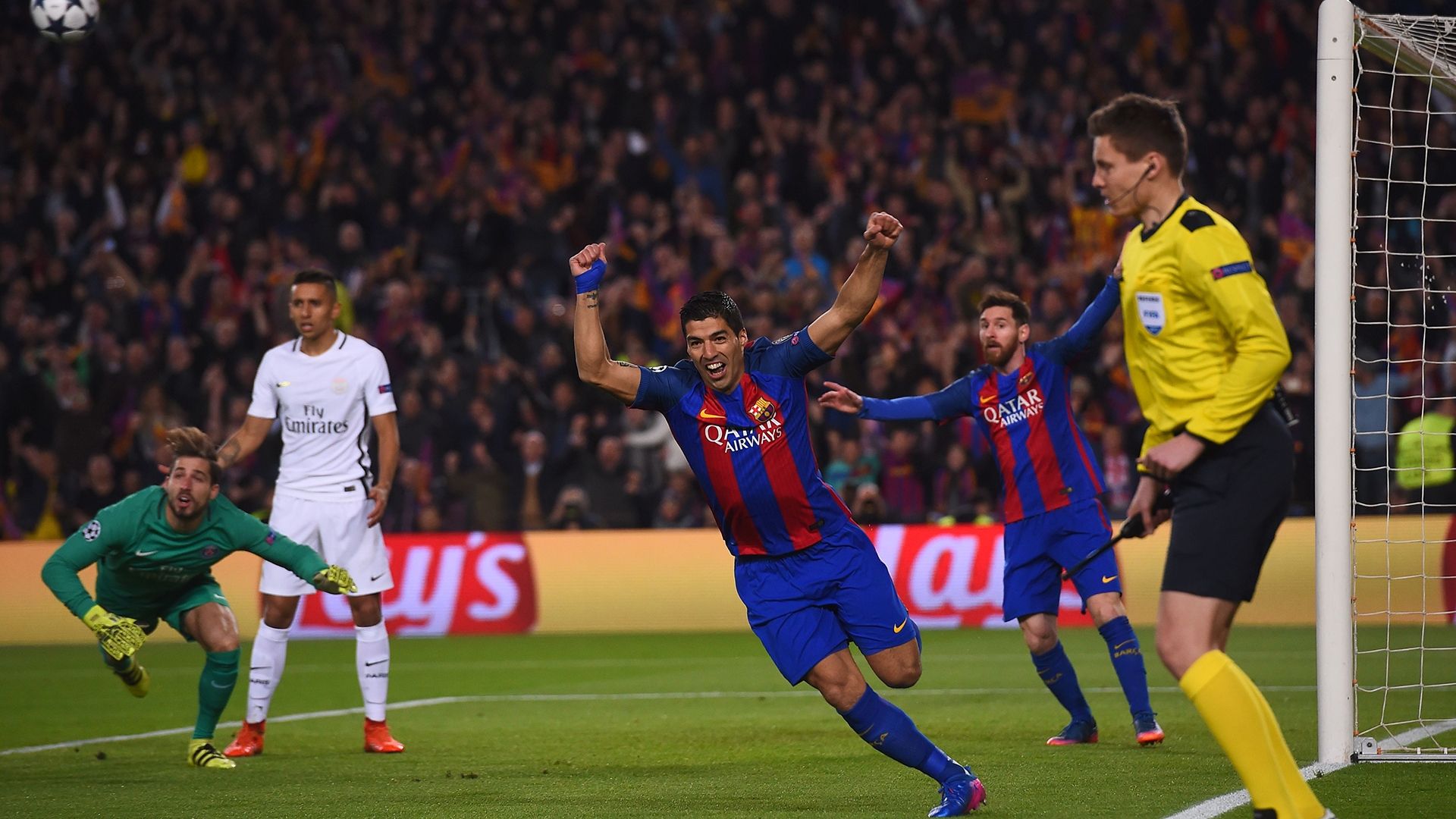Luis Suarez Barcelona PSG Champions League