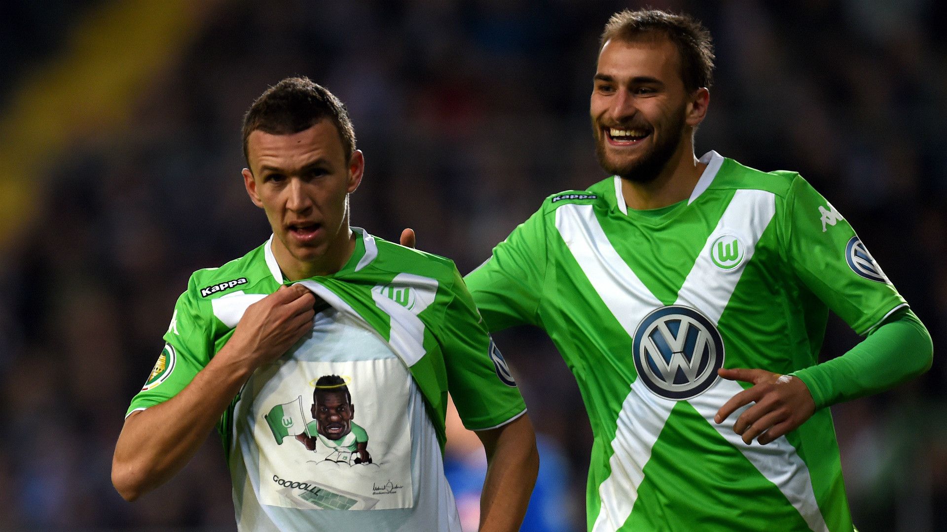 IVAN PERISIC BAS DOST WOLFSBURG BIELEFELD GERMAN CUP 29042015