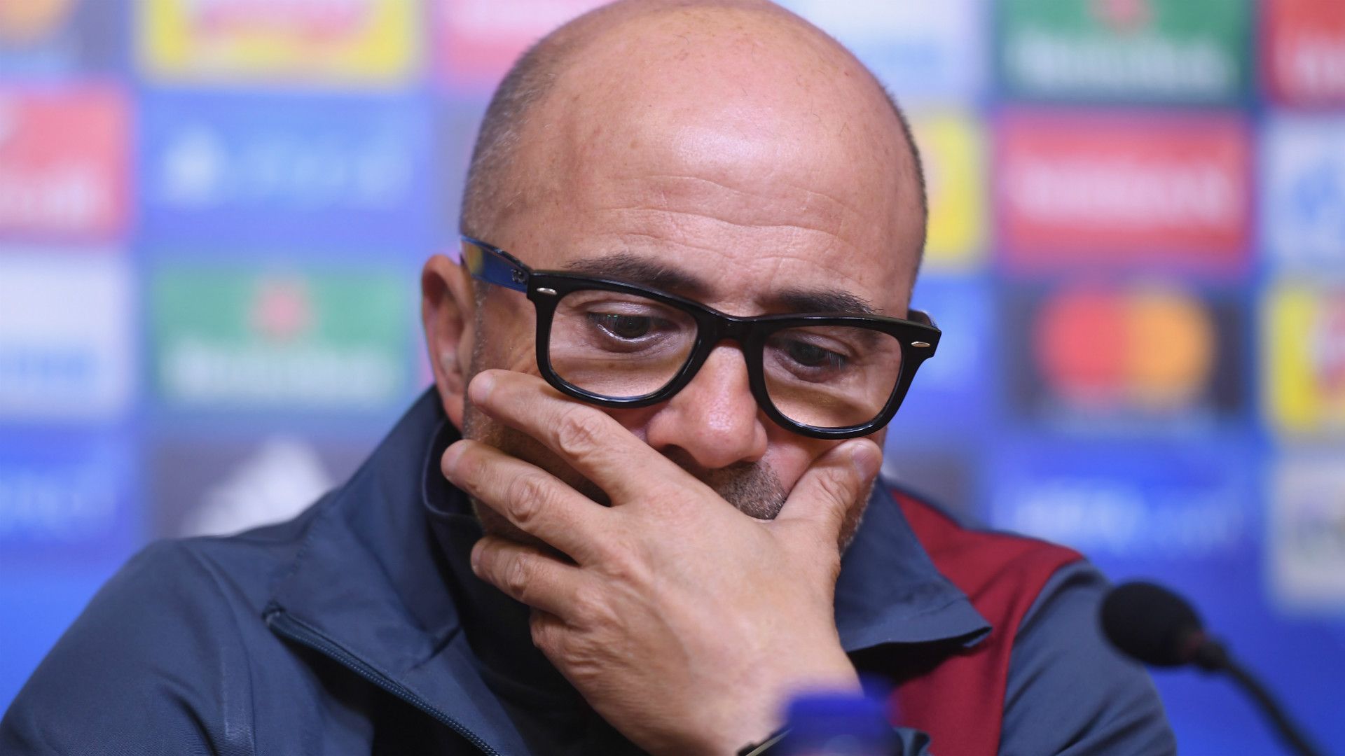 Jorge Sampaoli Leicester Sevilla Press Conference