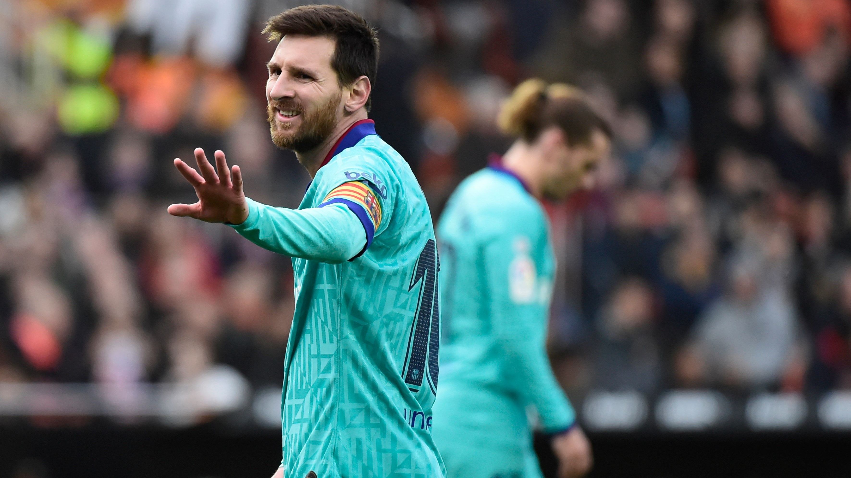 Lionel Messi Valencia Barcelona LaLiga 25012020