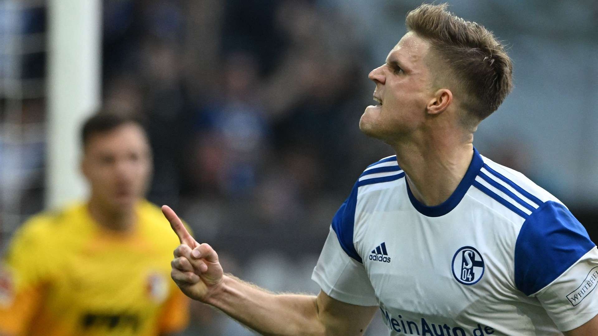 Schalke's German forward Marius Buelter