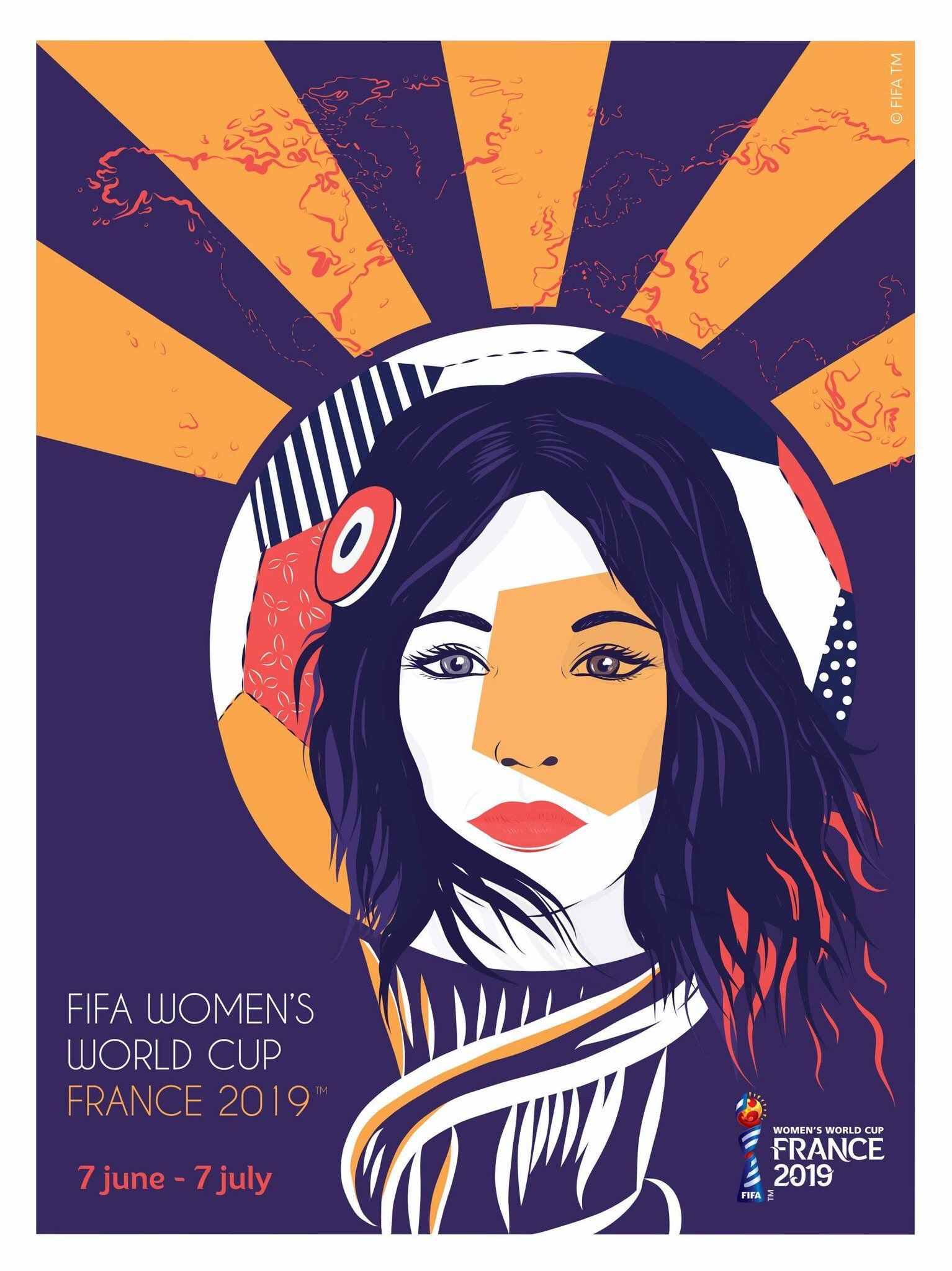Affiche Coupe du monde féminines