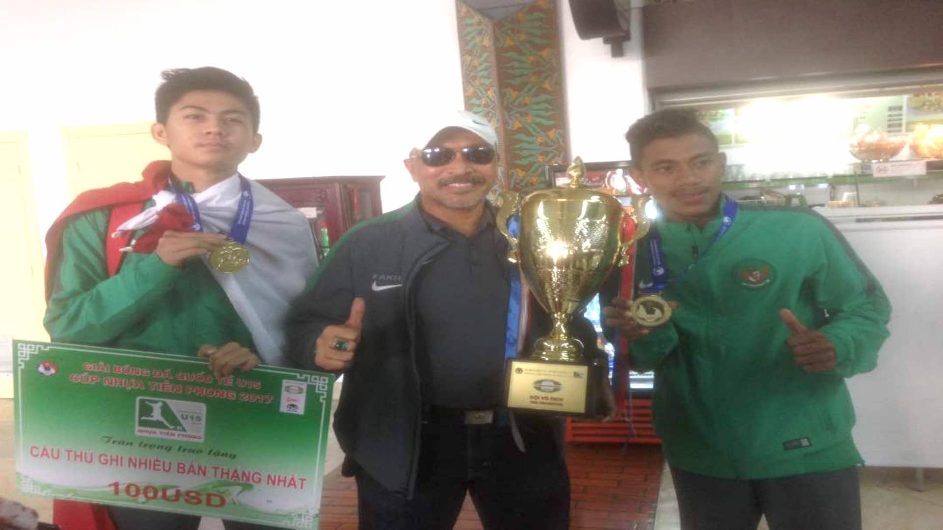 Rendy Juliansyah - Fakhri Husaini - Hamsah Lestaluhu - timnas Indonesia U-16 - timnas U-16