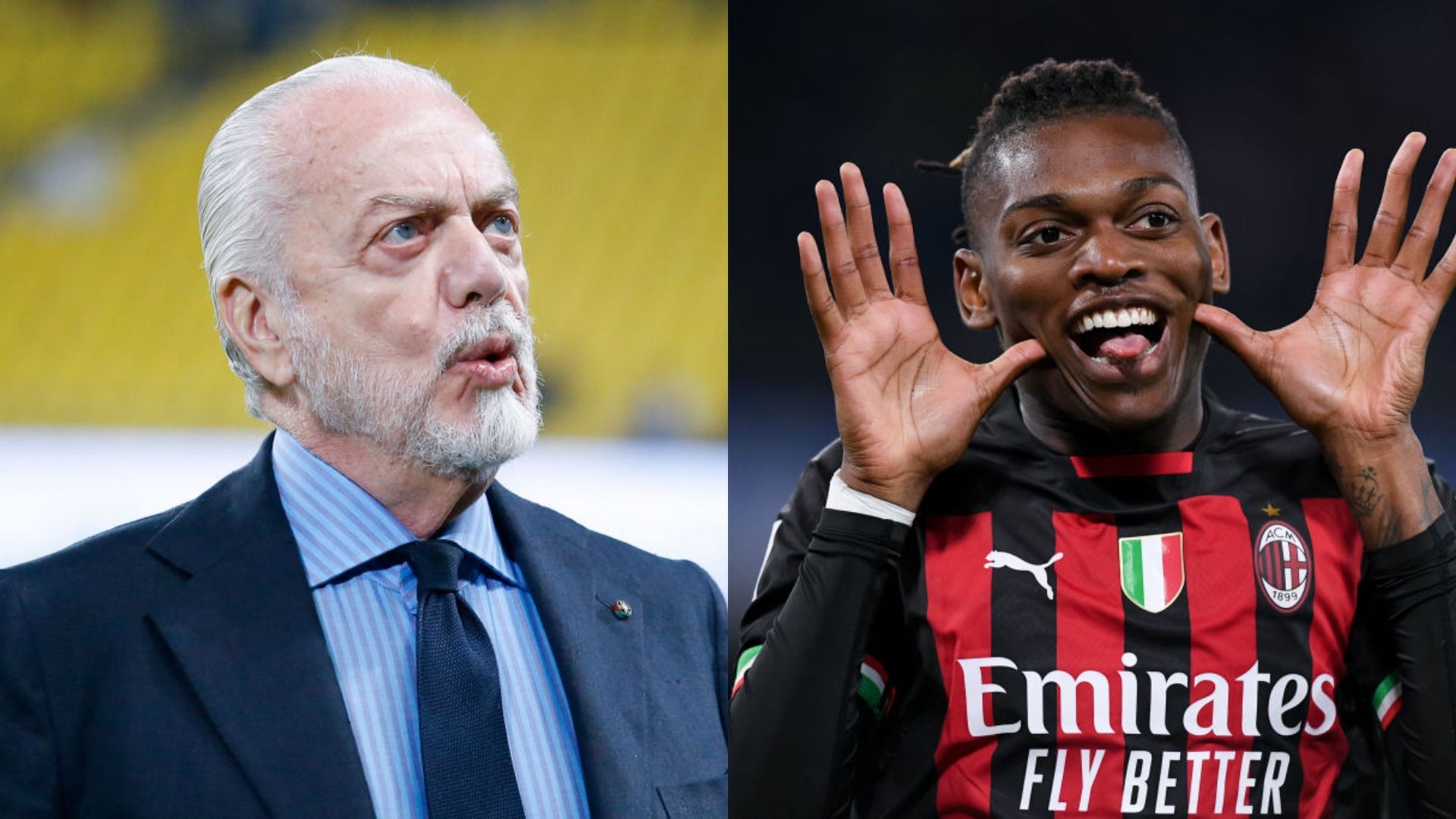 De Laurentiis Leao Milan Napoli