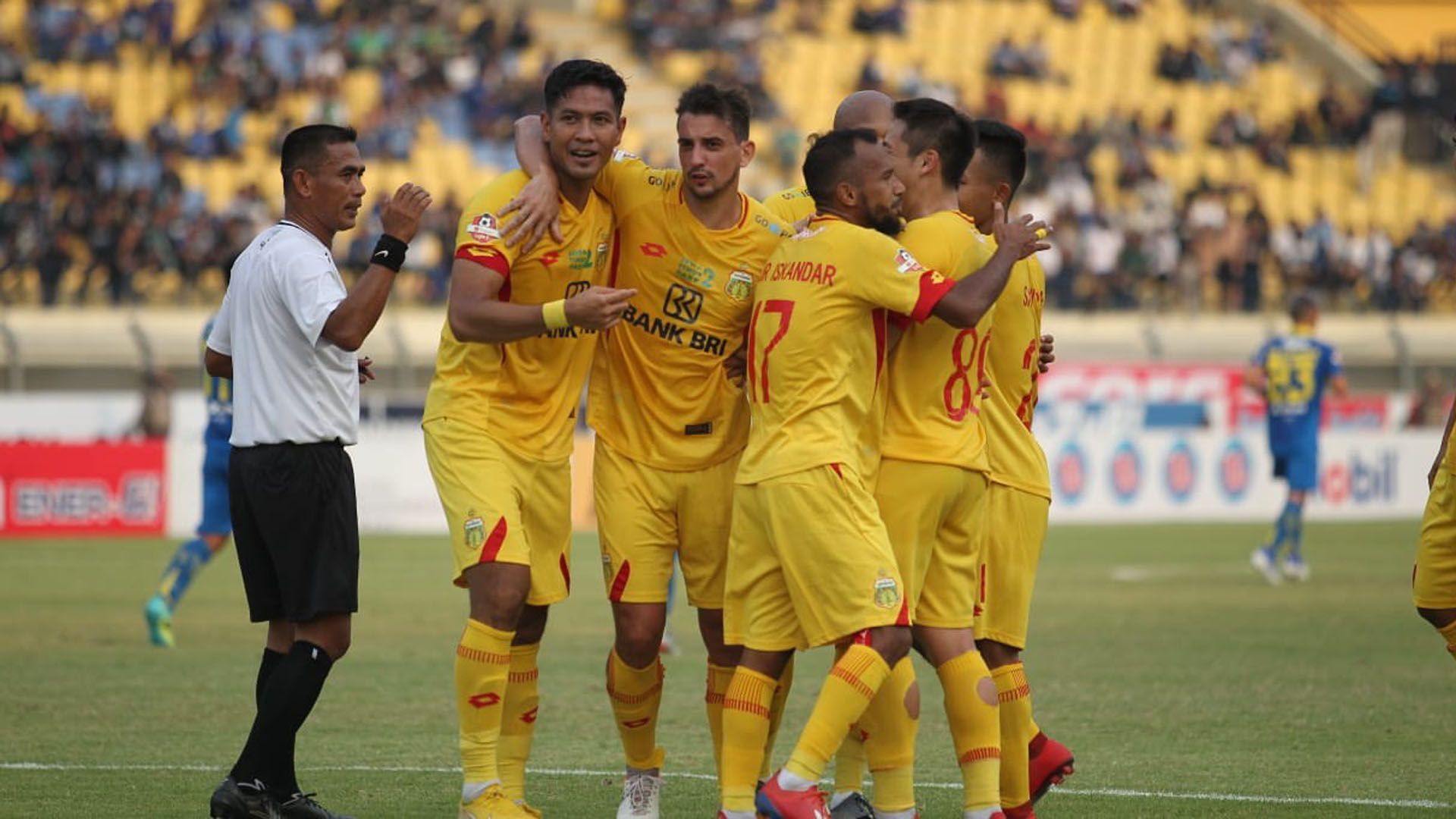 Selebrasi Jajang Mulyana - Bhayangkara FC