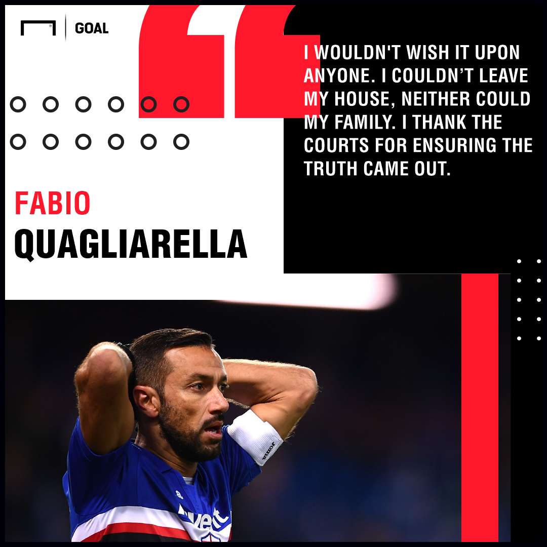 Fabio Quagliarella stalker verdict PS