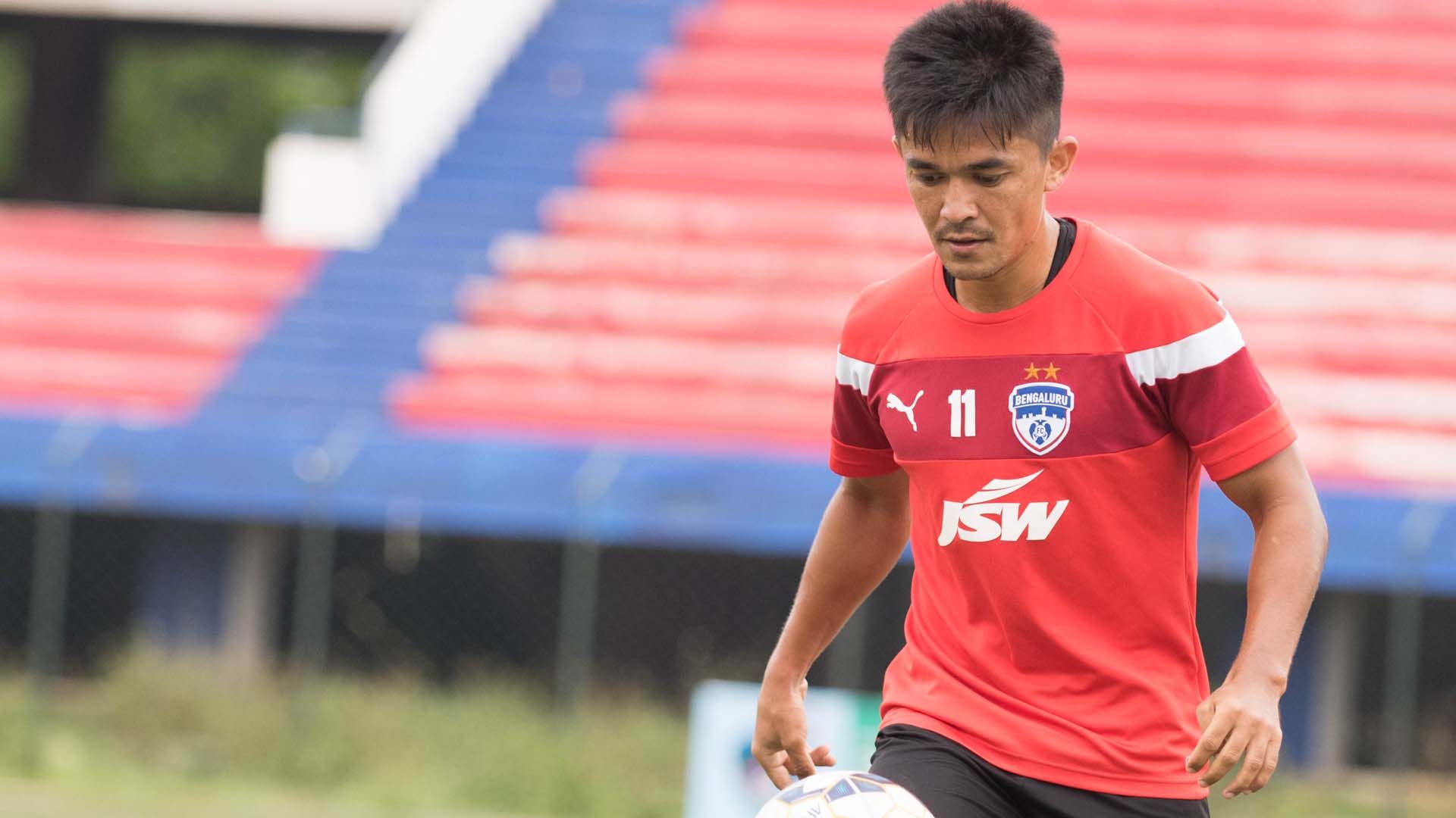 Sunil Chhetri Bengaluru FC training session