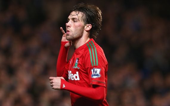Chelsea vs Swansea City - Capital One,  Michu